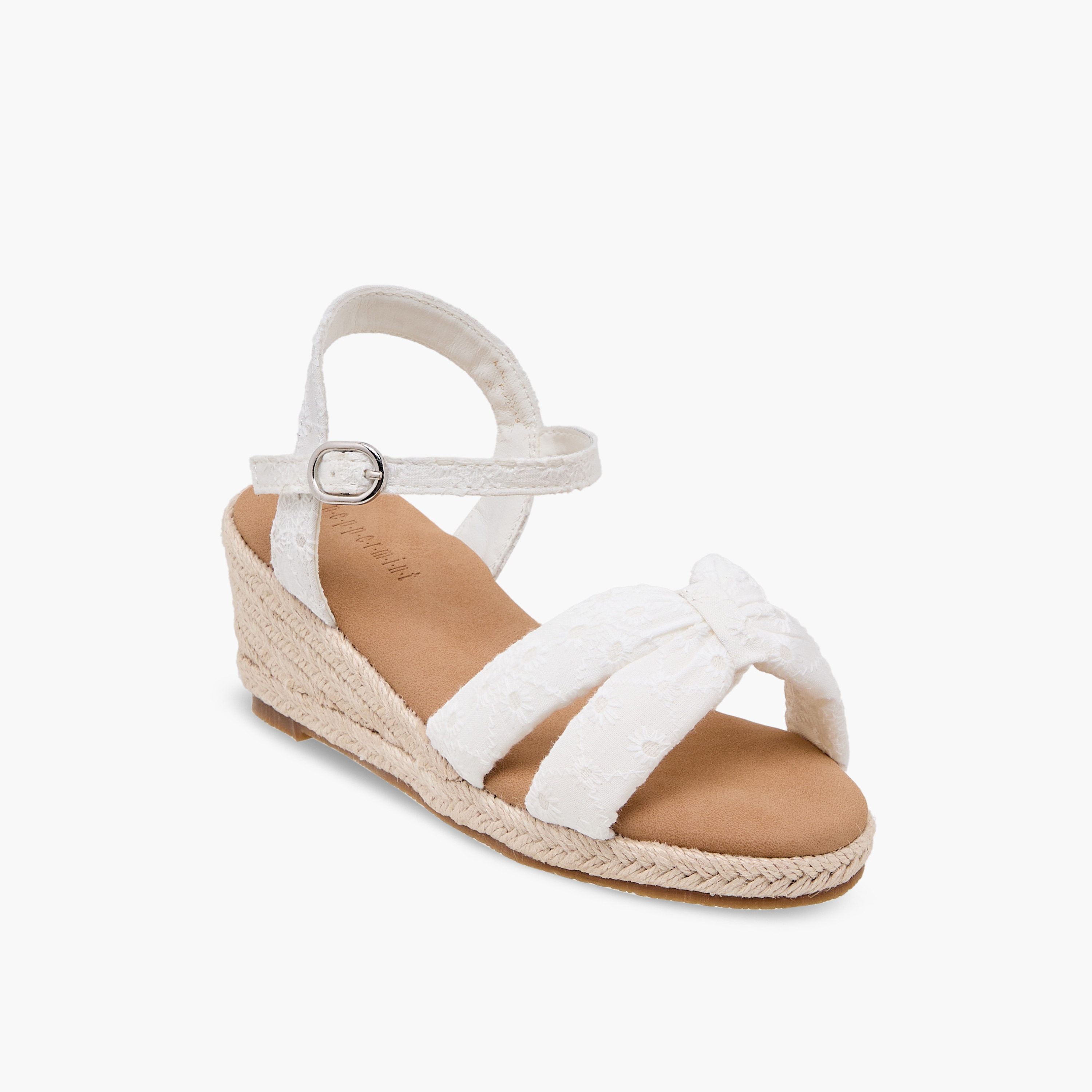 صندل بكعب ويدج مطرز للبنات من بيبرمينت-girls-shoes-sandals-image-7