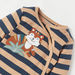 Juniors Striped Sleepsuit with Applique Detail-Sleepsuits-thumbnailMobile-1