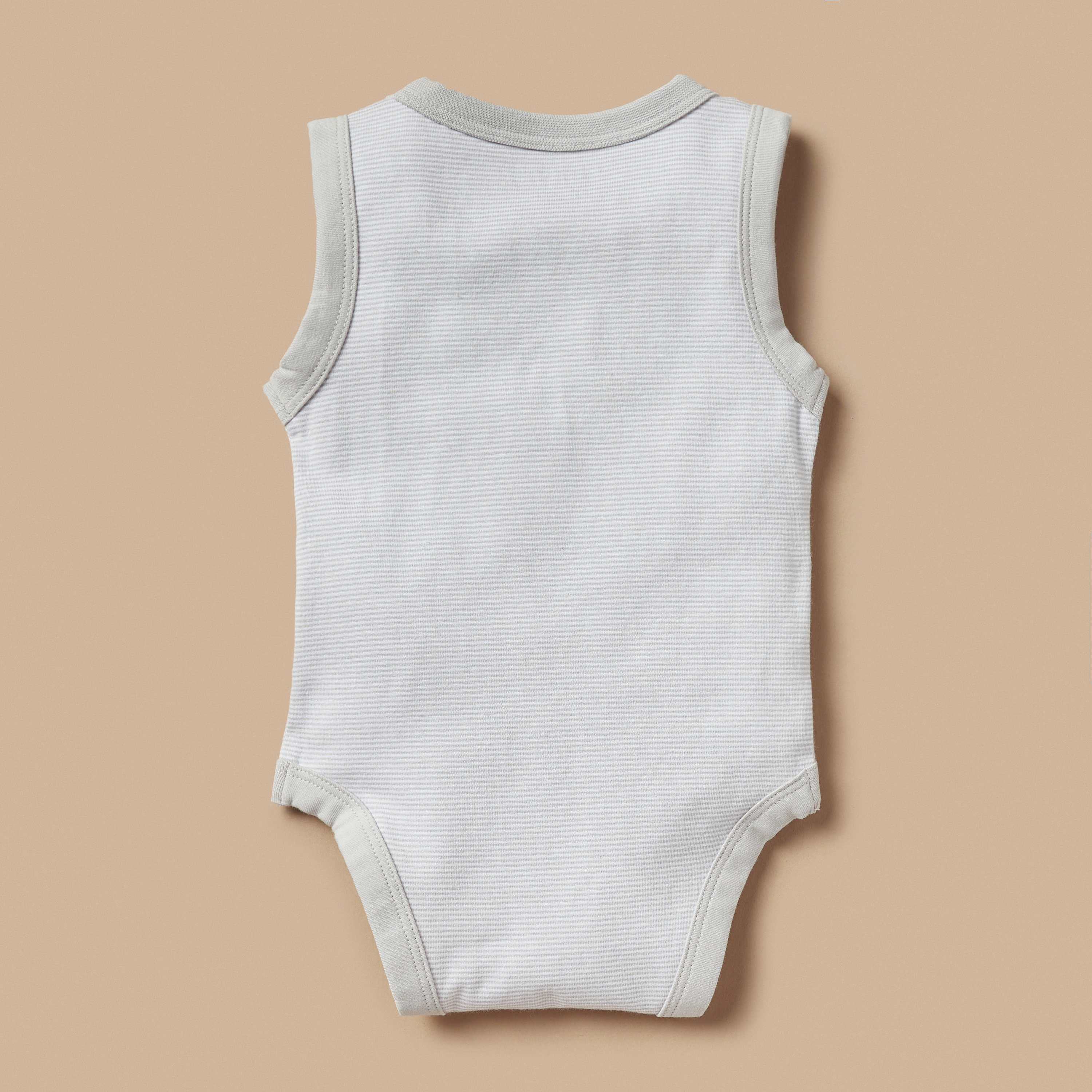 Juniors Striped Sleeveless Bodysuit with Button Closure-baby-boys-clothing-bodysuits-image-2