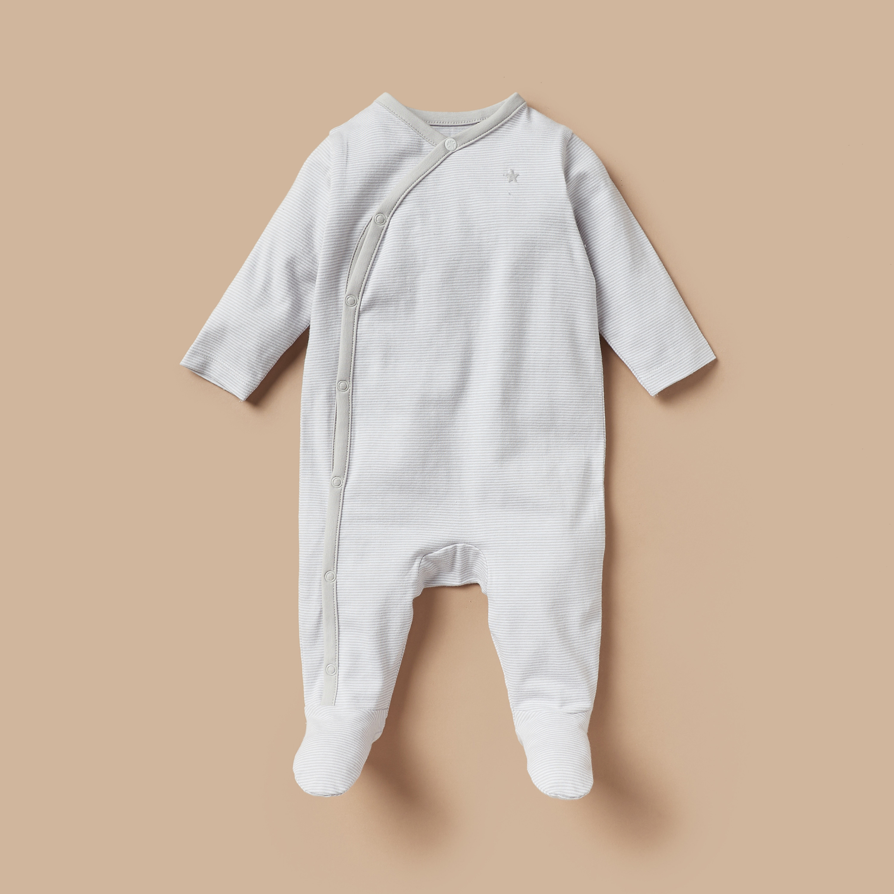 Juniors Striped Long Sleeves Sleepsuit with Button Closure-baby-boys-clothing-nightwear-sleepsuits-image-1