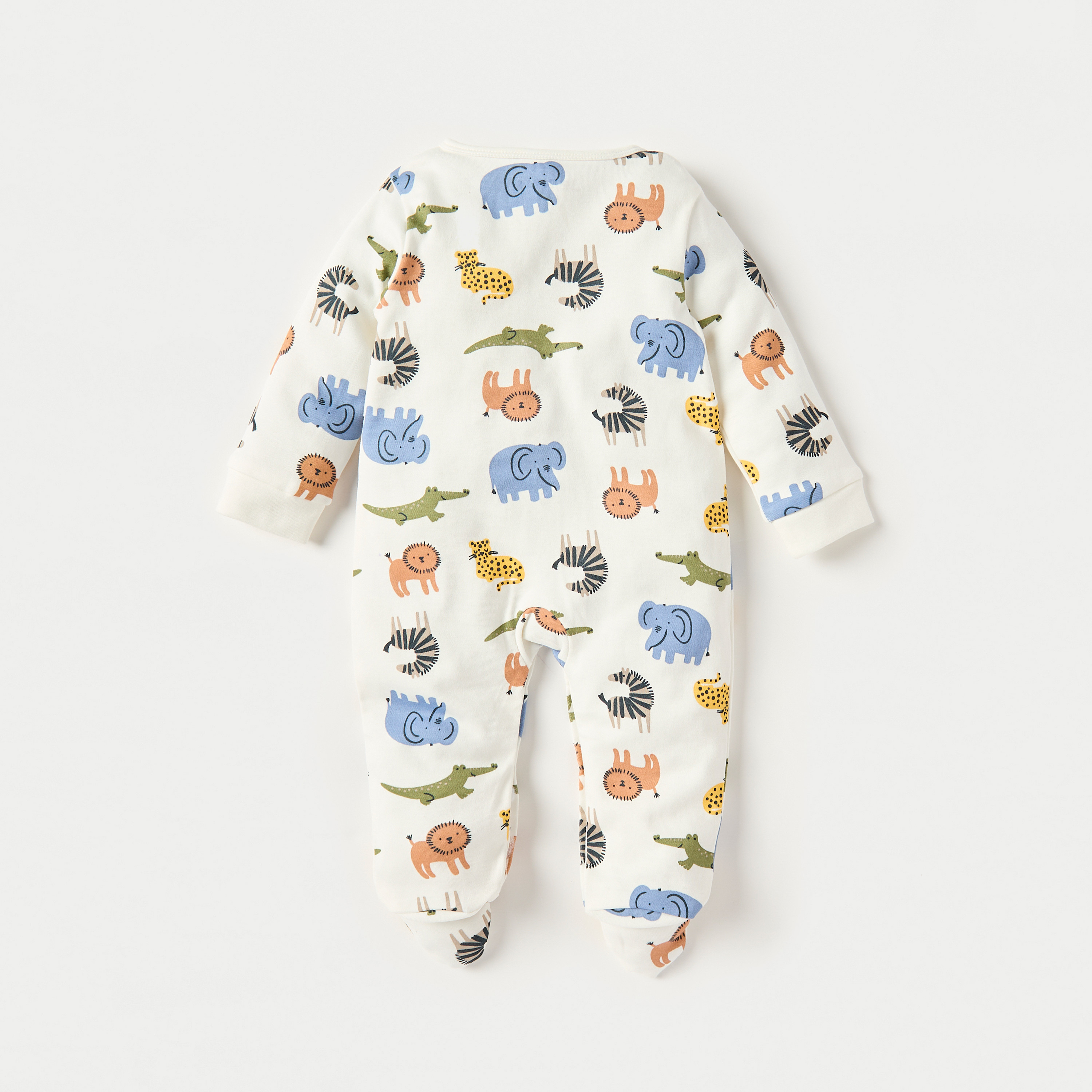 Juniors All-Over Animal Print Sleepsuit with Long Sleeves and Button Closure-baby-boys-clothing-nightwear-sleepsuits-image-4