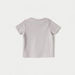 Juniors Star Embroidered T-shirt with Short Sleeves and Round Neck-T Shirts-thumbnail-3