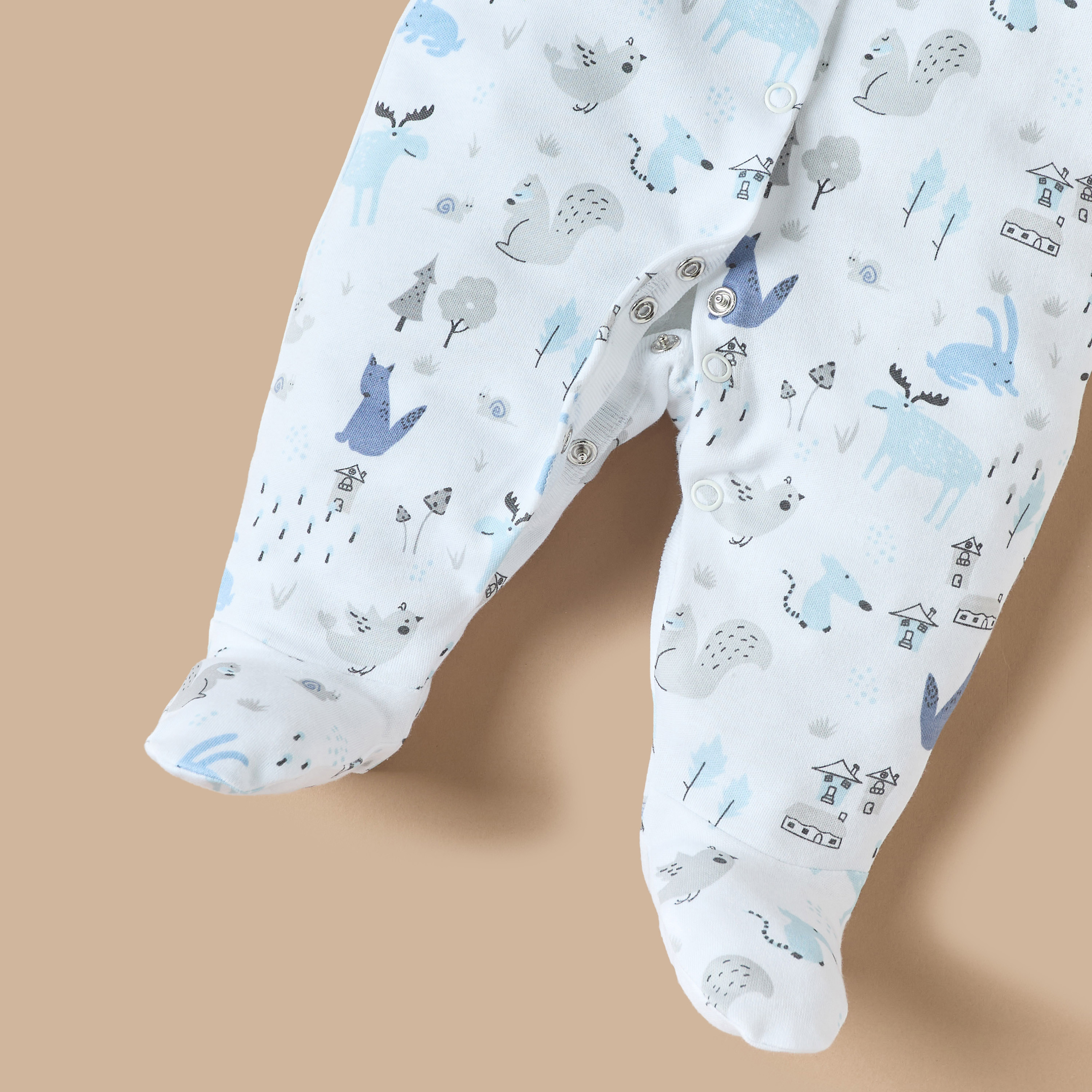 Juniors All-Over Print Closed Feet Sleepsuit with Long Sleeves-baby-boys-clothing-nightwear-sleepsuits-image-3