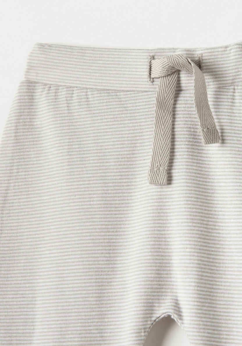 Juniors Striped Pyjama Pants with Drawstring Closure-Pyjama Sets-image-1