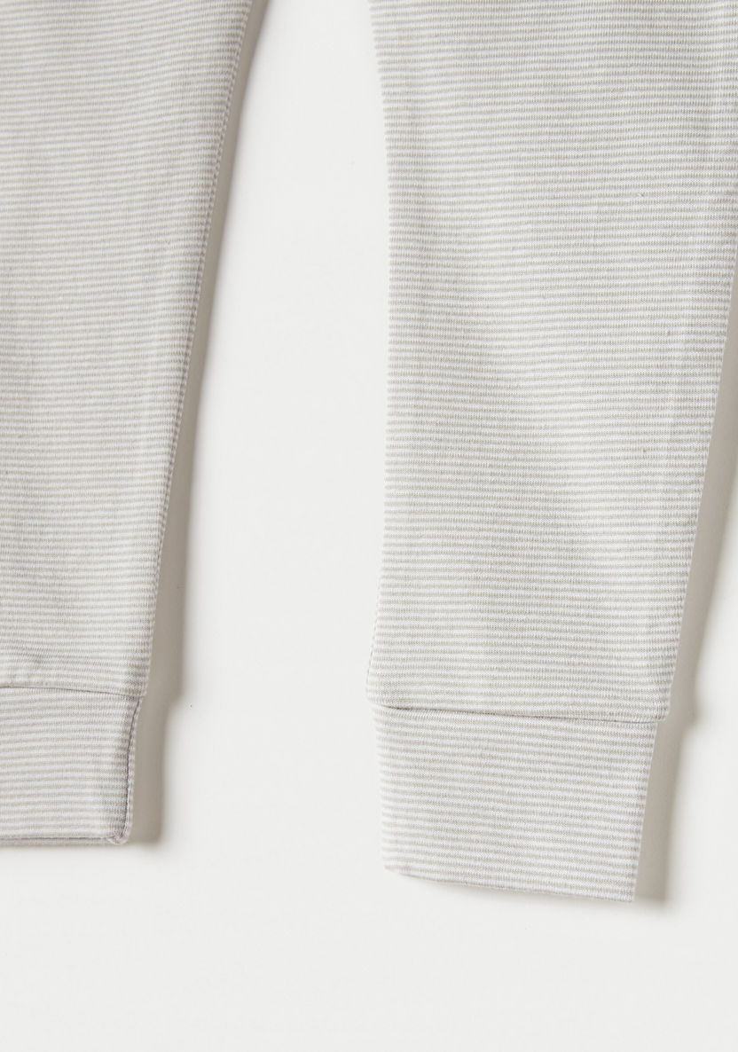 Juniors Striped Pyjama Pants with Drawstring Closure-Pyjama Sets-image-2