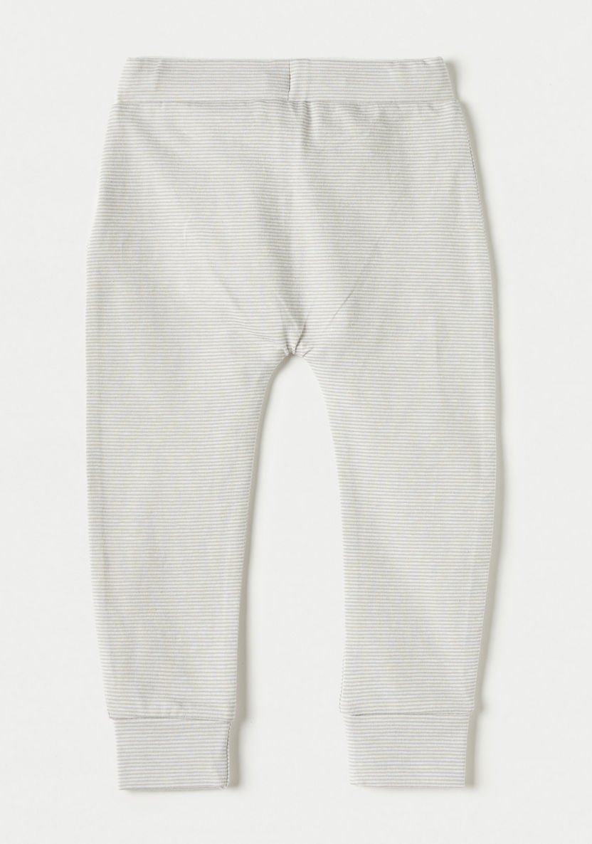 Juniors Striped Pyjama Pants with Drawstring Closure-Pyjama Sets-image-3