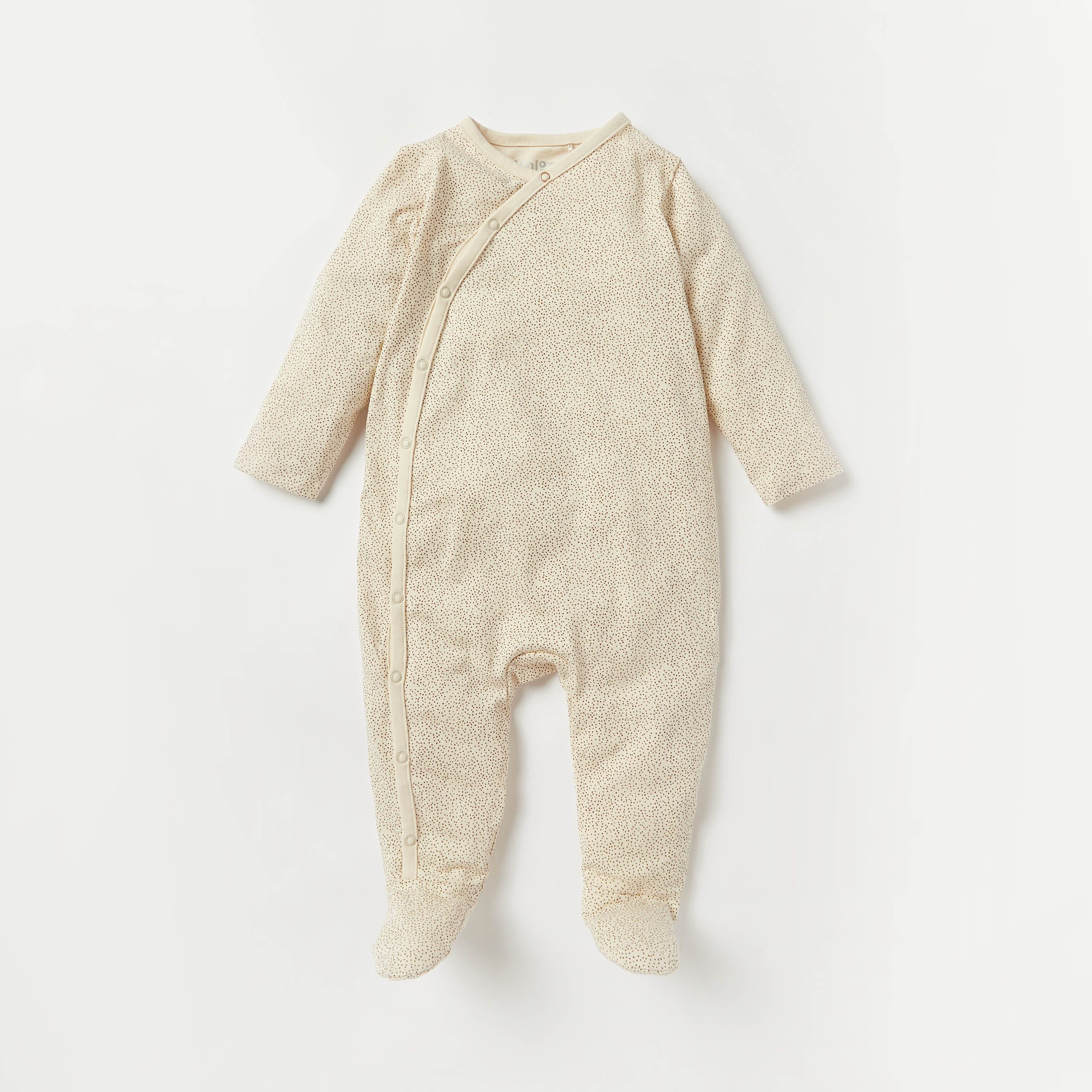 Juniors Printed Sleepsuit with Long Sleeves-baby-girls-clothing-nightwear-sleepsuits-image-1