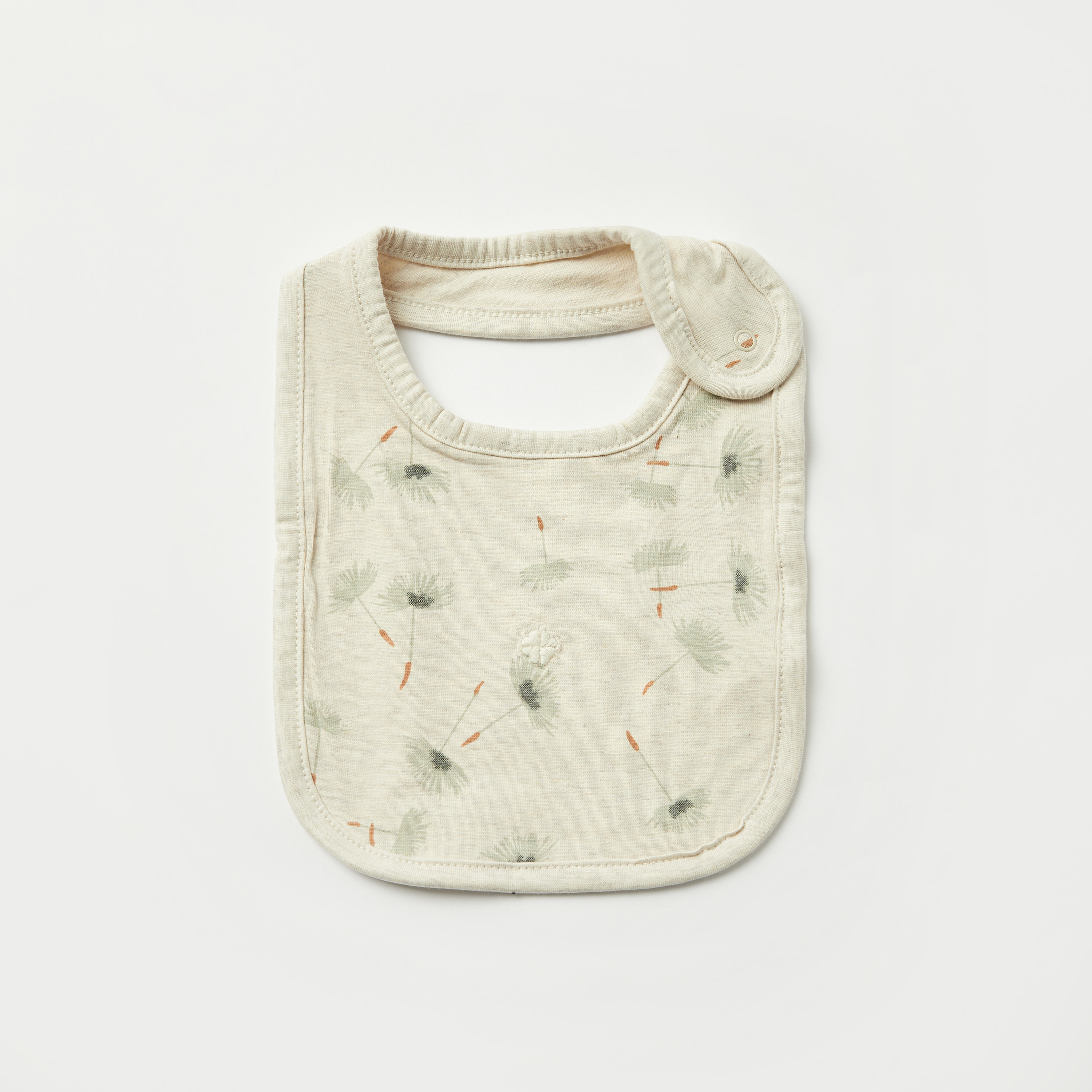 Juniors Printed Bib with Button Closure-baby-feeding-bibs-image-1