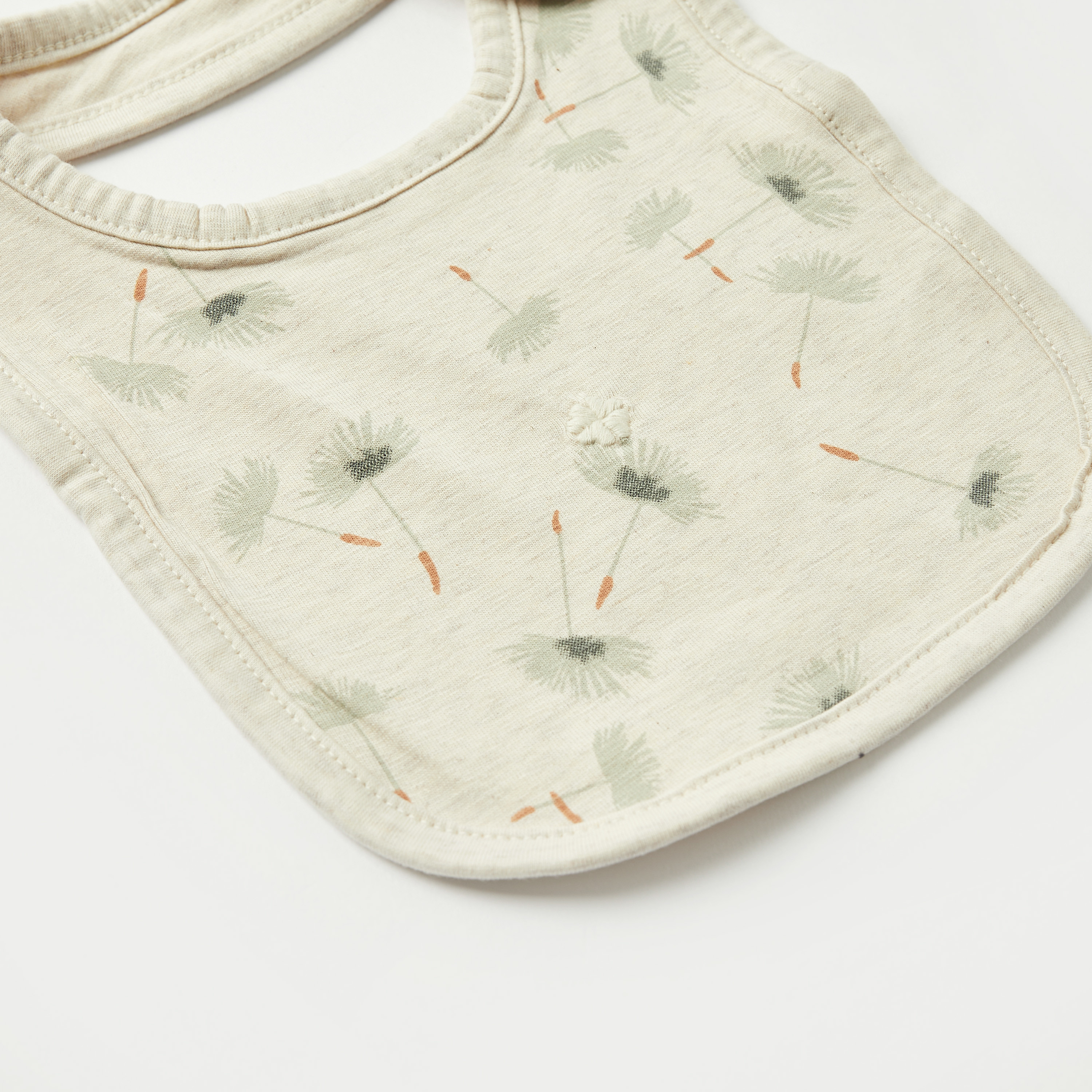 Juniors Printed Bib with Button Closure-baby-feeding-bibs-image-2
