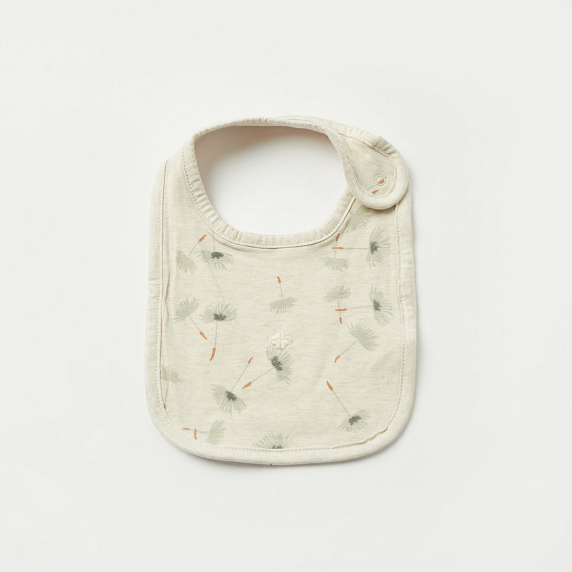 Juniors Printed Bib with Button Closure-Bibs and Burp Cloths-image-2