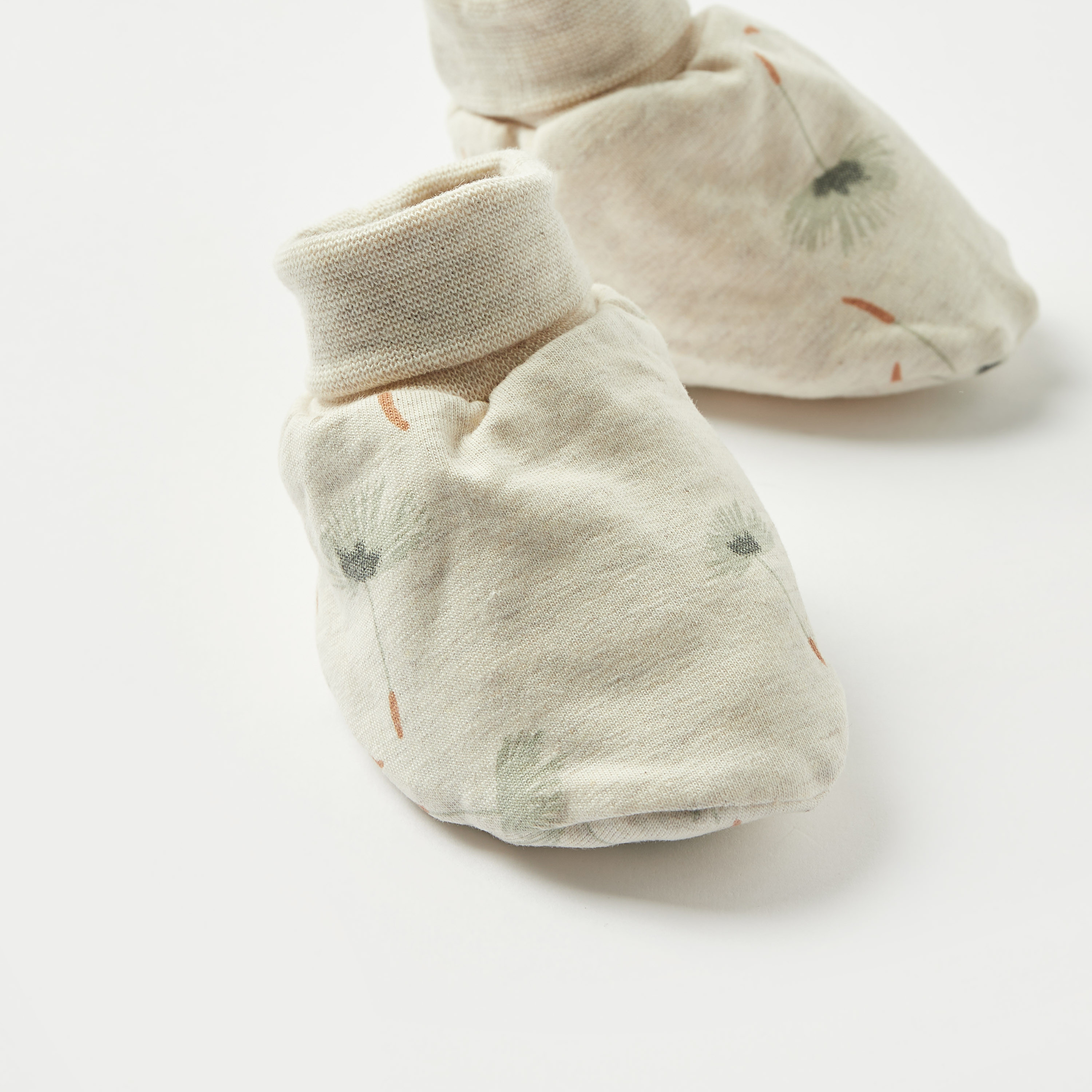 Juniors Printed Slip-On Booties-baby-boys-shoes-booties-image-3