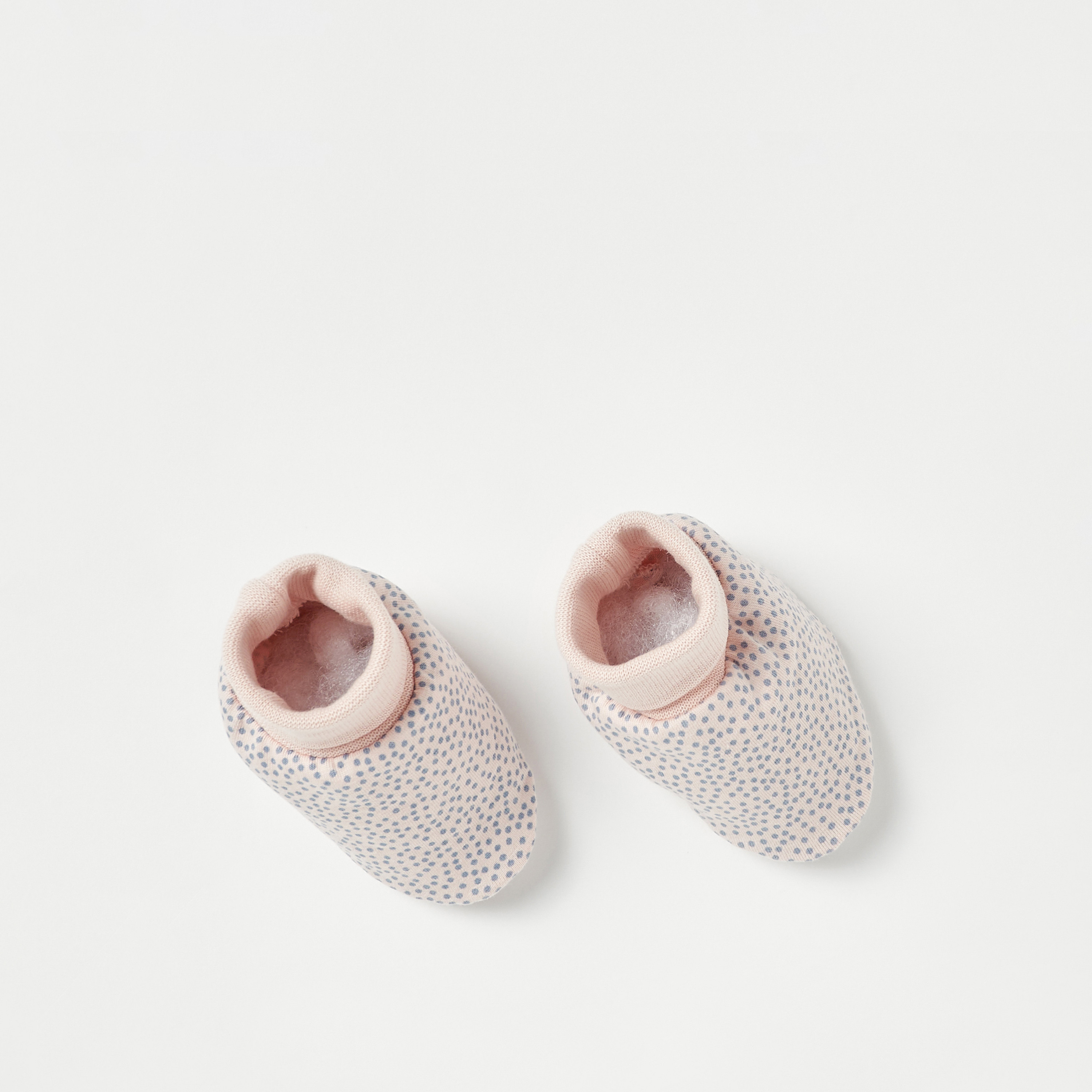 Juniors All-Over Dotted Print Slip-On Booties-baby-girls-shoes-booties-image-1