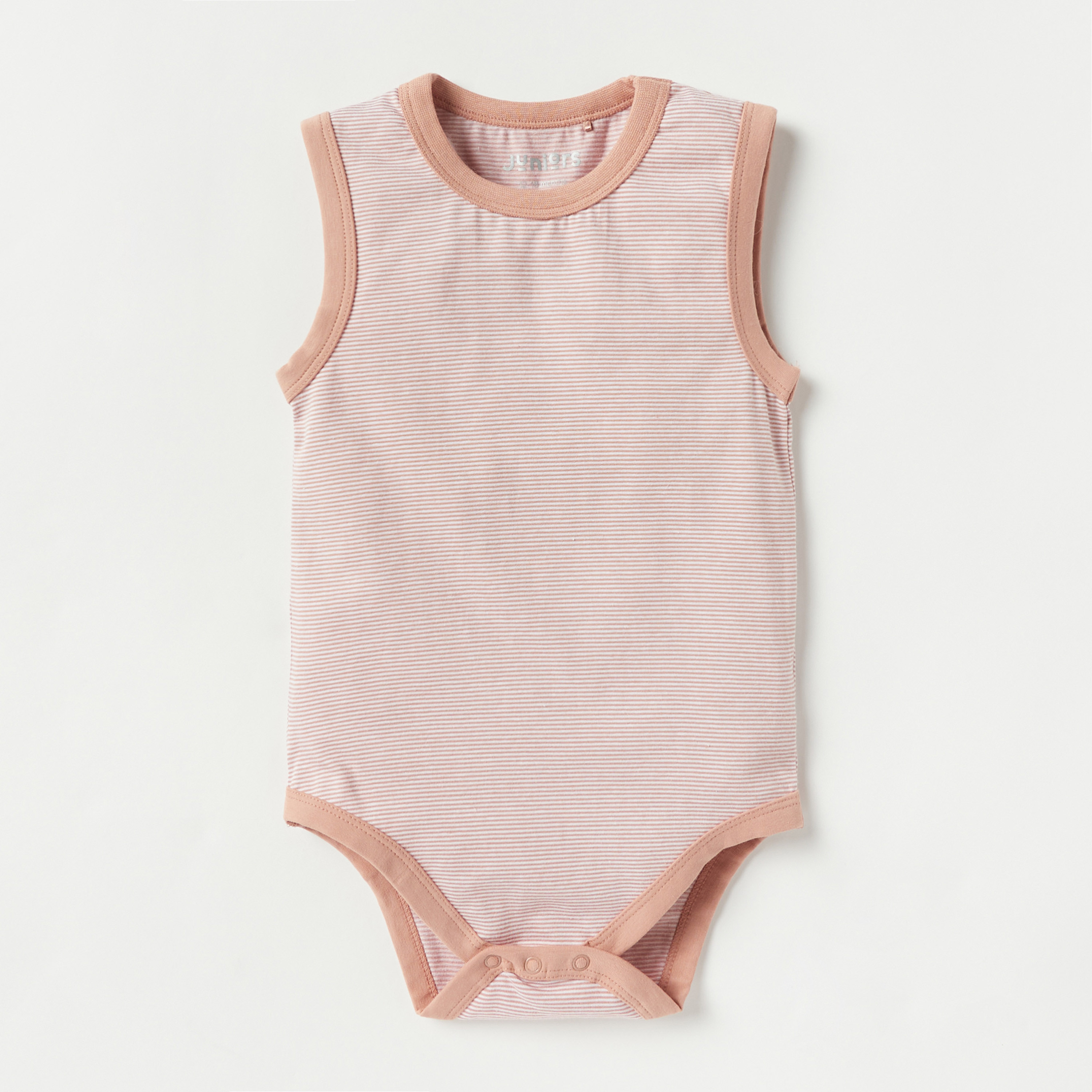 Juniors Striped Sleeveless Bodysuit-baby-boys-clothing-bodysuits-image-1