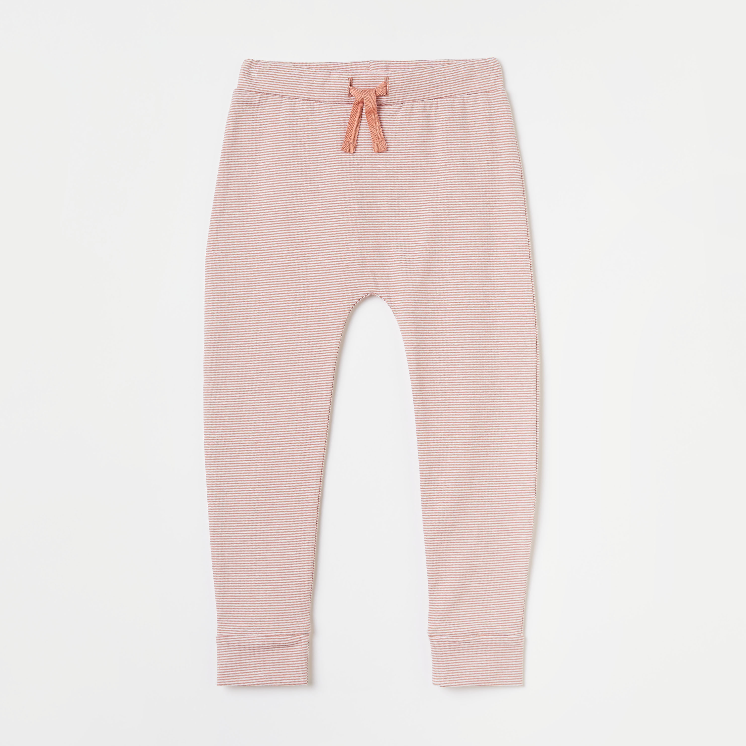 Juniors Striped Pyjamas with Drawstring Closure-baby-girls-clothing-bottoms-joggersandtrackpants-image-1