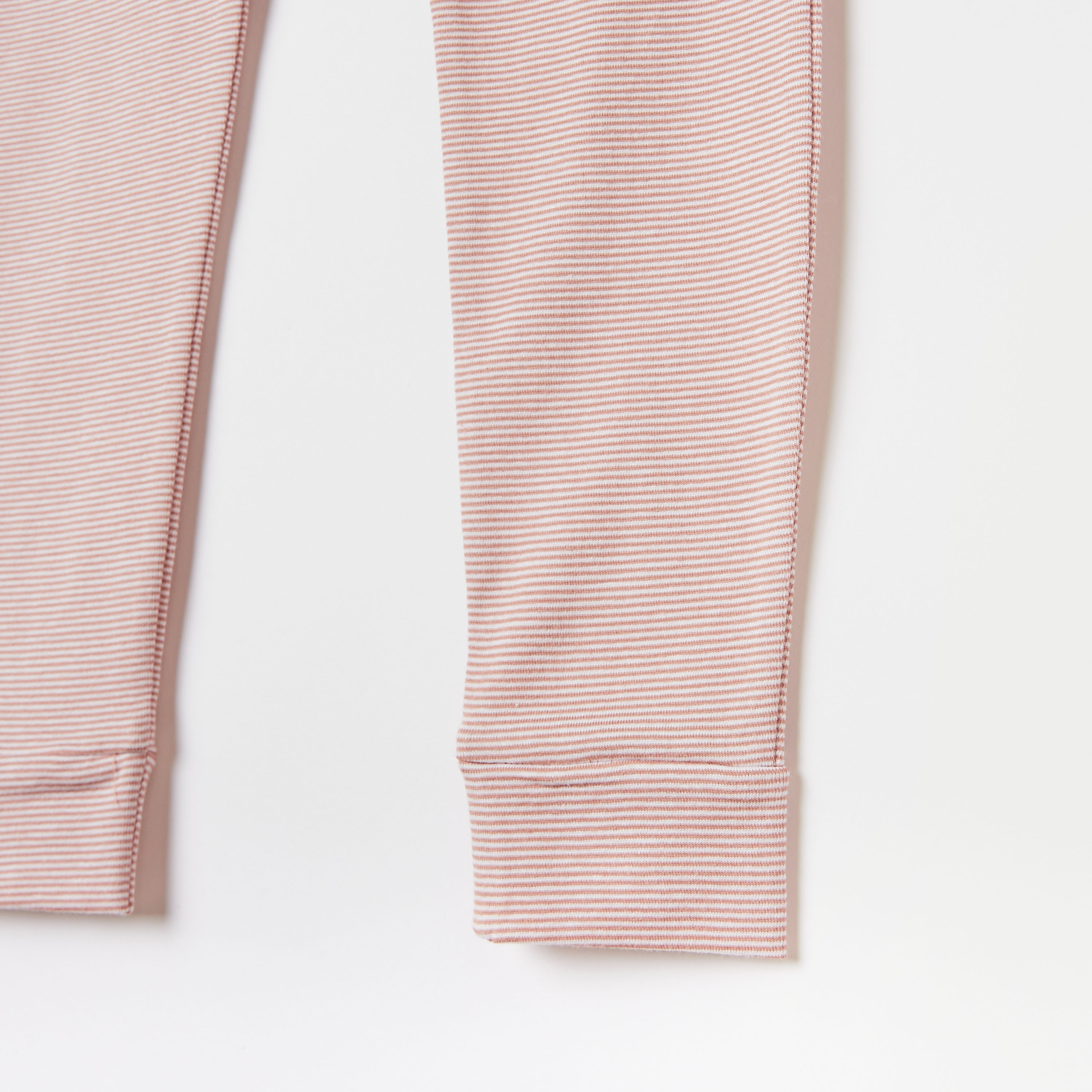 Juniors Striped Pyjamas with Drawstring Closure-baby-girls-clothing-bottoms-joggersandtrackpants-image-3