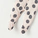 Juniors All-Over Polka Dot Print Closed Feet Sleepsuit-Sleepsuits-thumbnail-3