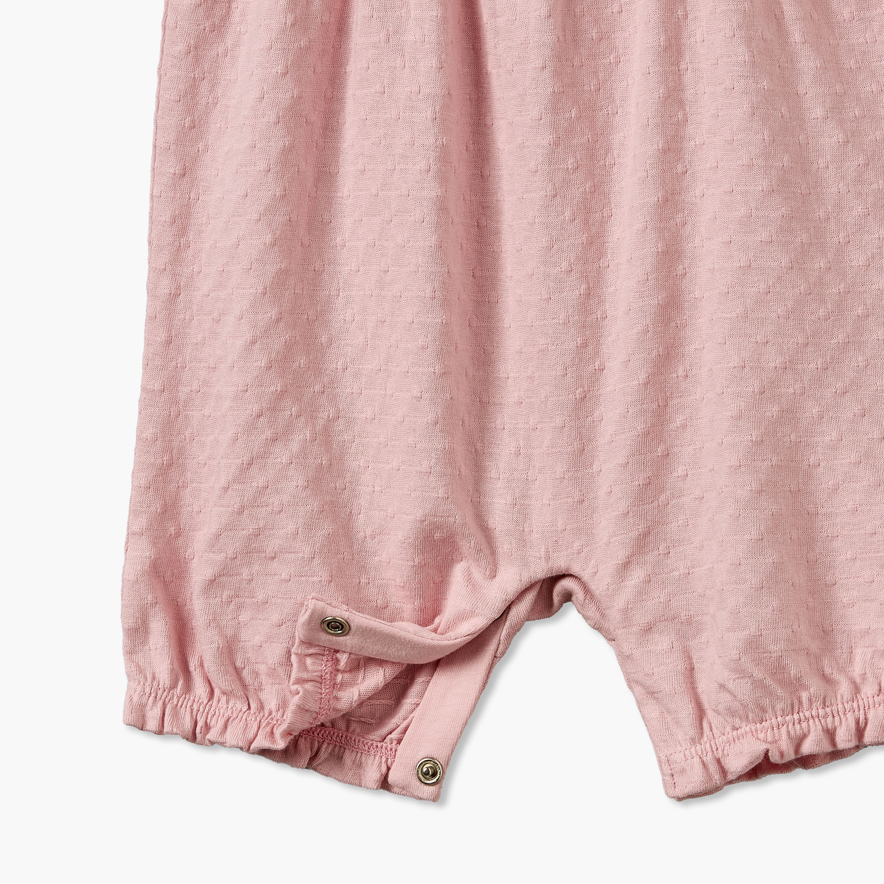Juniors Crew Neck Sleeveless Romper with Ruffle Trim-baby-girls-clothing-rompers-image-4