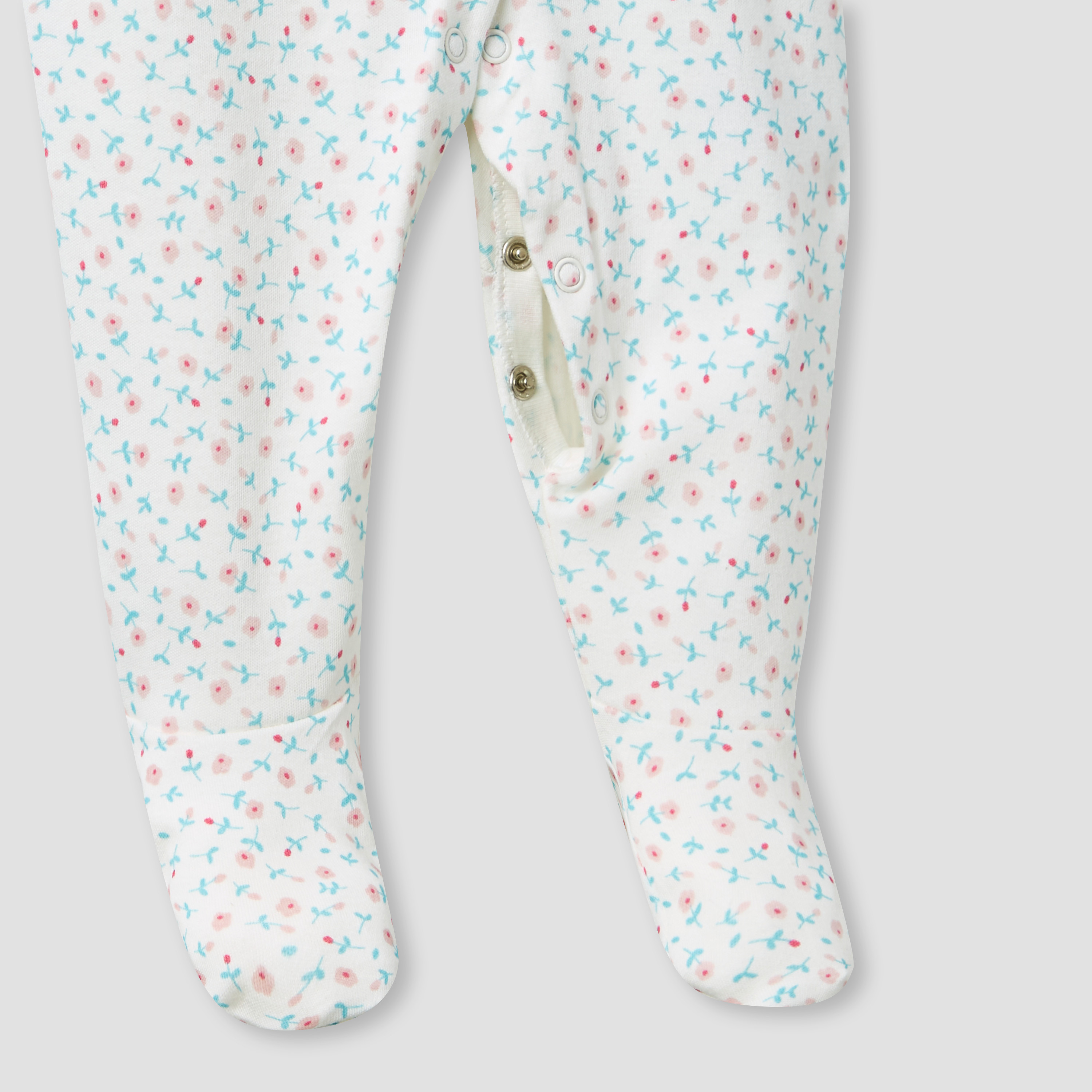 Juniors Cotton Round Neck Long Sleeves Sleepsuit with Floral Print-promo_babyshop_Buy3for69_OMN130126-image-5