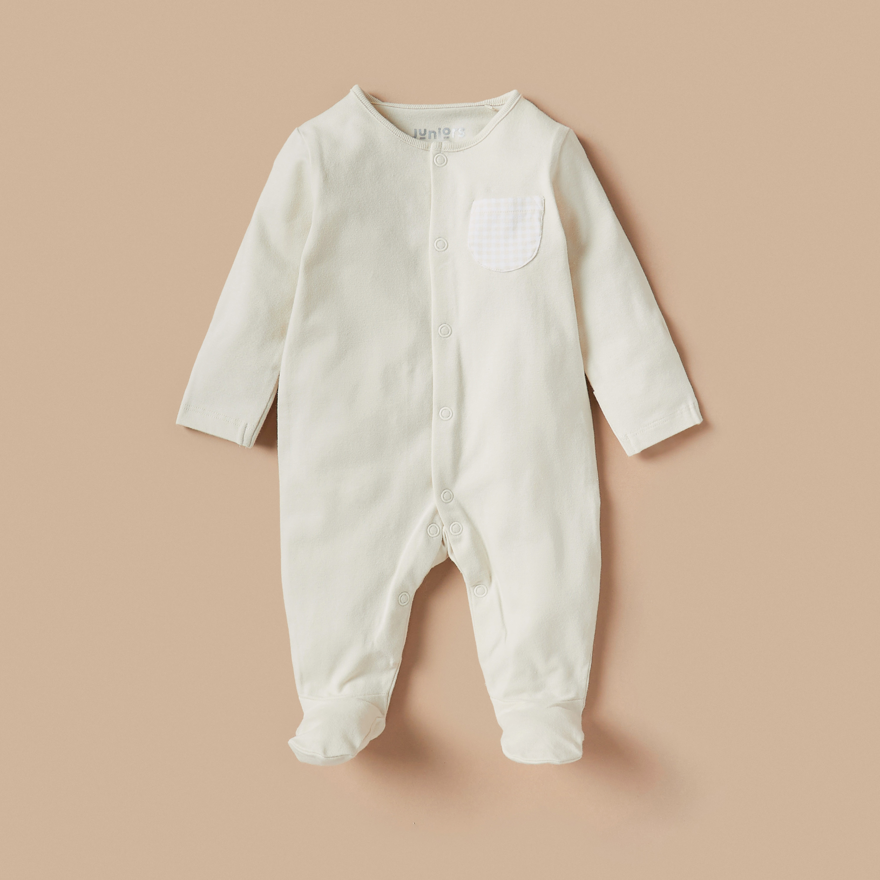 Juniors Assorted Long Sleeves Sleepsuit with Button Closure - Set of 2-baby-girls-clothing-nightwear-sleepsuits-image-3