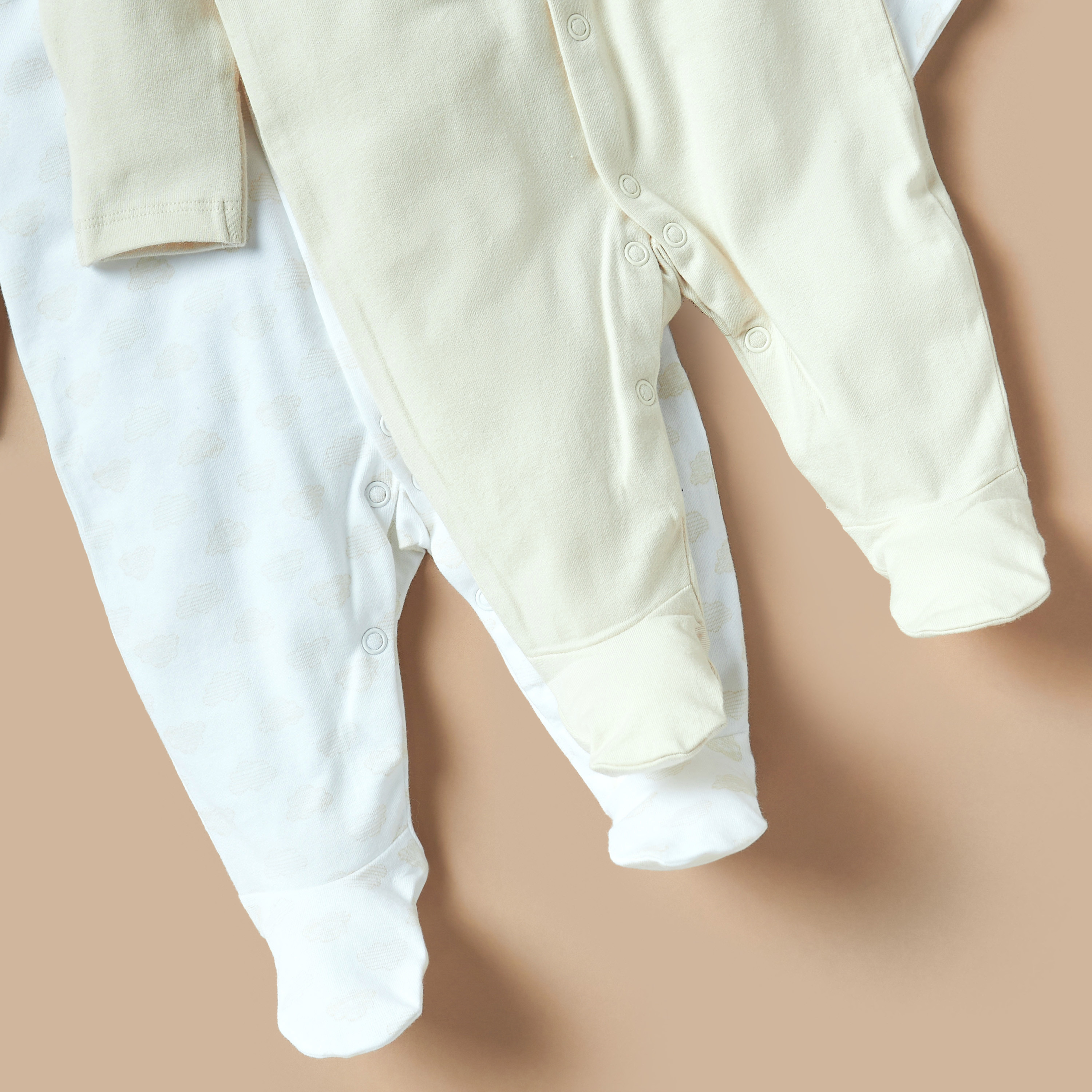 Juniors Assorted Long Sleeves Sleepsuit with Button Closure - Set of 2-baby-girls-clothing-nightwear-sleepsuits-image-5