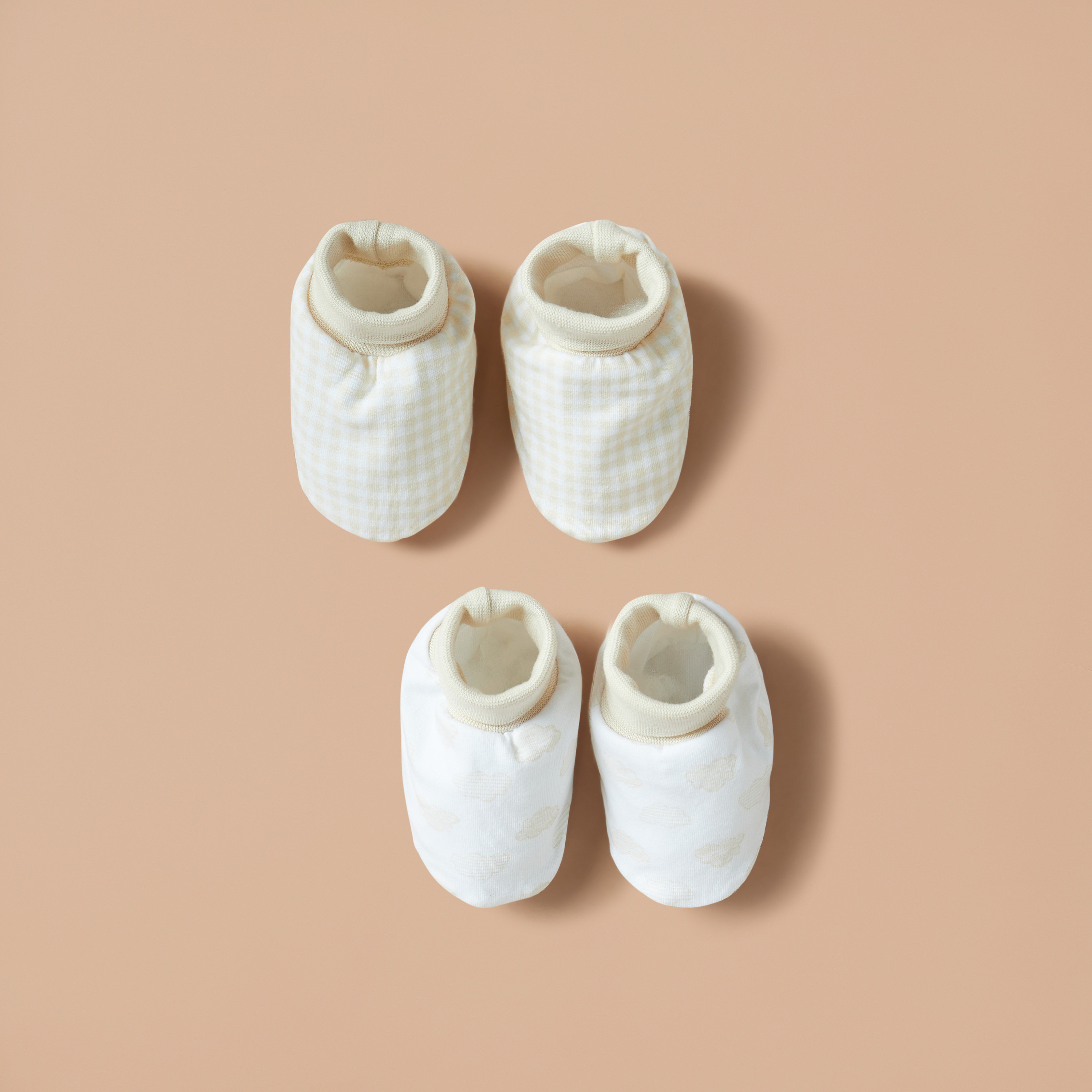 أبوات بطبعات من جونيورز - طقم من زوجين-baby-boys-shoes-booties-image-1