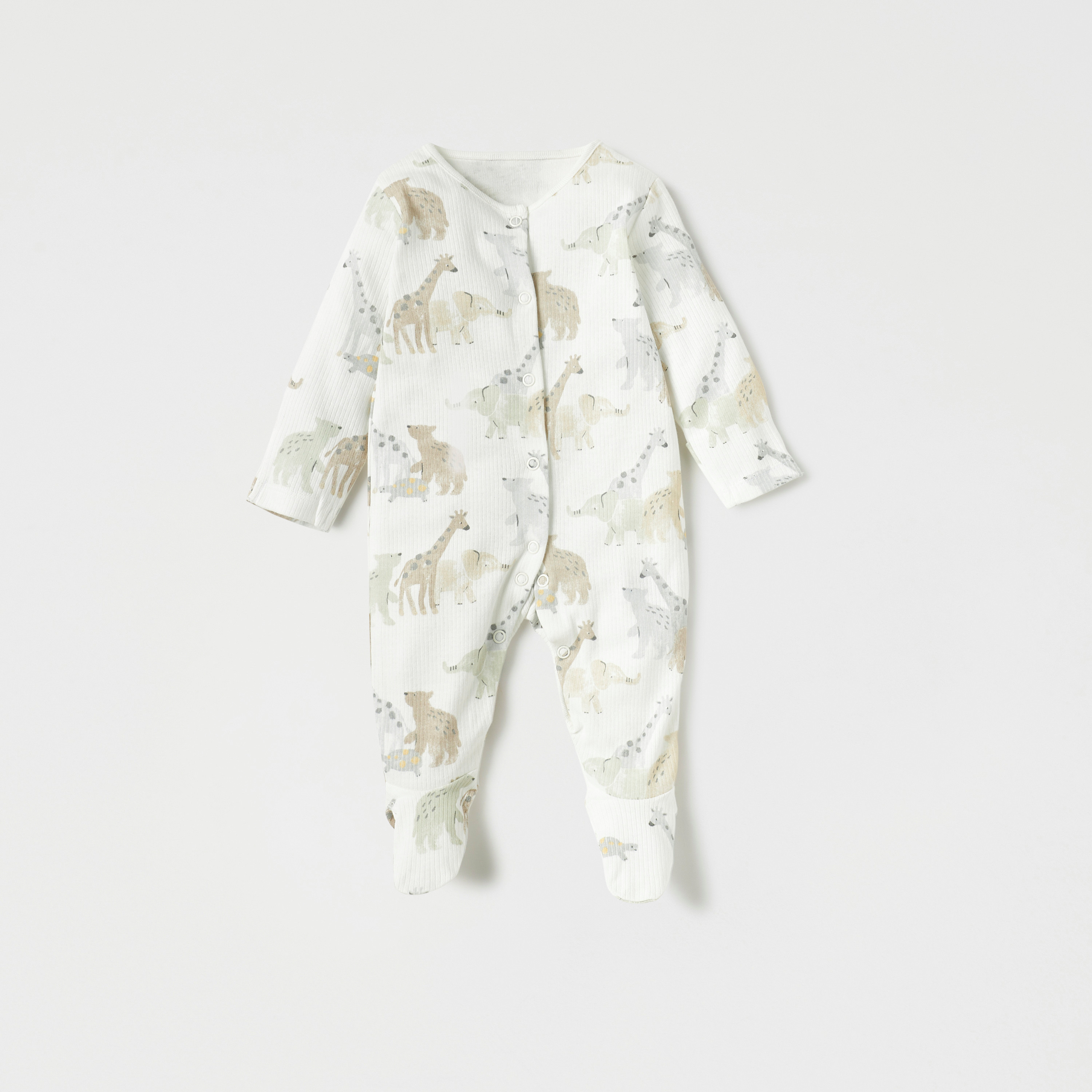 Juniors Animal Print Closed Feet Sleepsuit - Set of 3-baby-boys-clothing-nightwear-sleepsuits-image-3