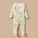 Juniors Floral Print Closed Feet Sleepsuit - Set of 3-Sleepsuits-thumbnailMobile-1