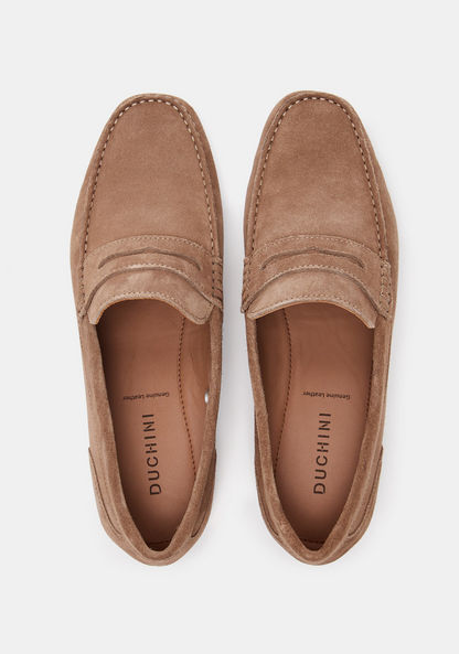 Duchini Men's Solid Moccasins-Men%27s Casual Shoes-image-3