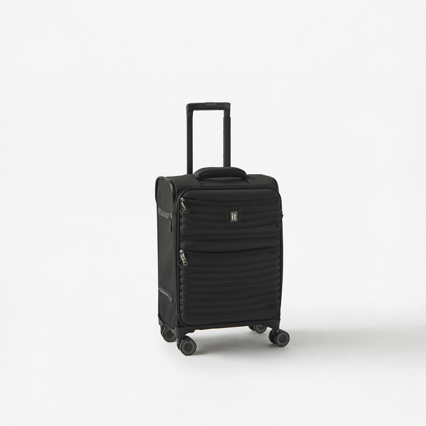 IT Textured Softcase Luggage Trolley Bag with Retractable Handle-Luggage-image-0