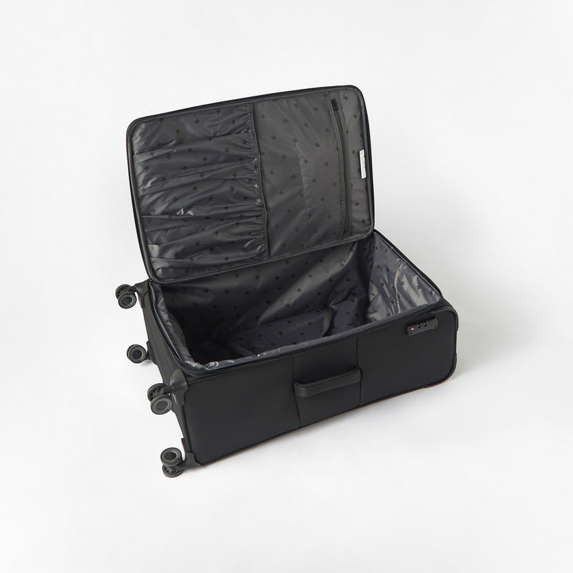 IT Textured Softcase Luggage Trolley Bag with Retractable Handle-Luggage-image-3