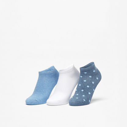 Assorted Ankle Length Socks - Set of 3-Women%27s Socks-image-0