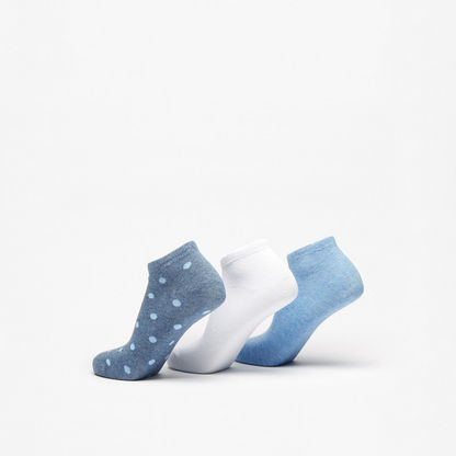 Assorted Ankle Length Socks - Set of 3-Women%27s Socks-image-2