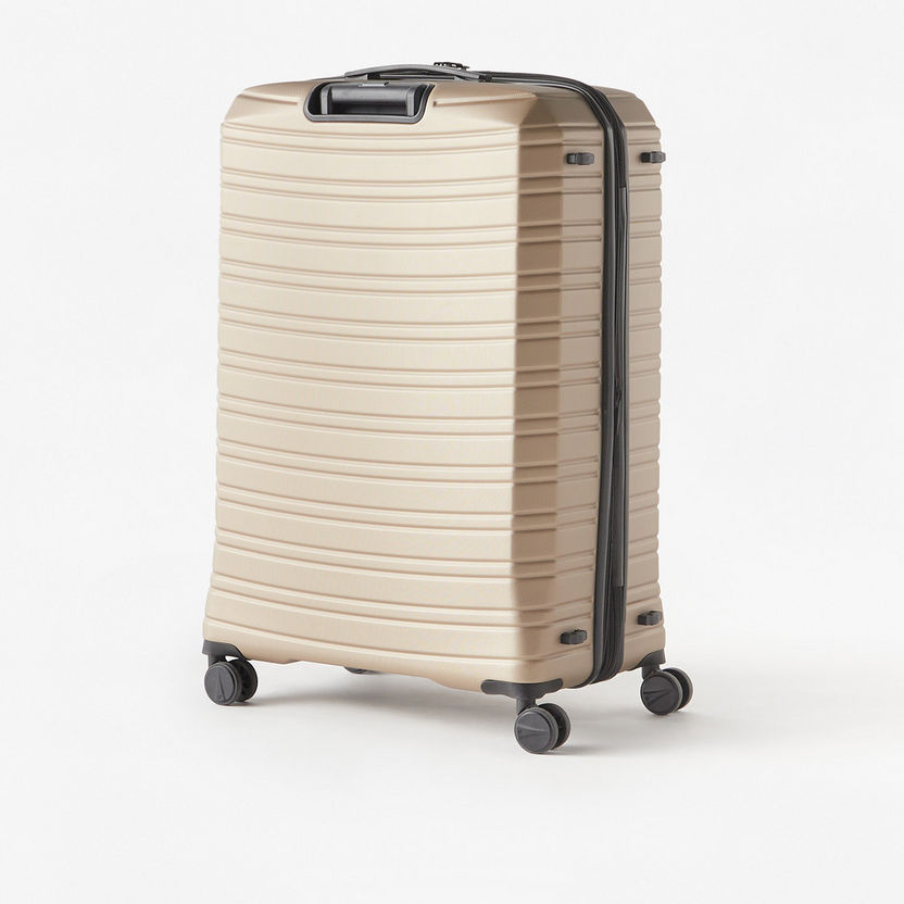 IT Textured Hardcase Luggage Trolley Bag with Retractable Handle-Luggage-image-2