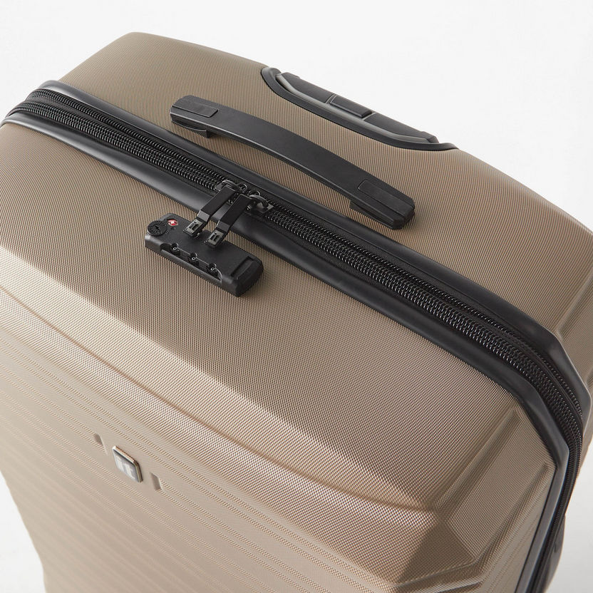 IT Textured Hardcase Luggage Trolley Bag with Retractable Handle-Luggage-image-3