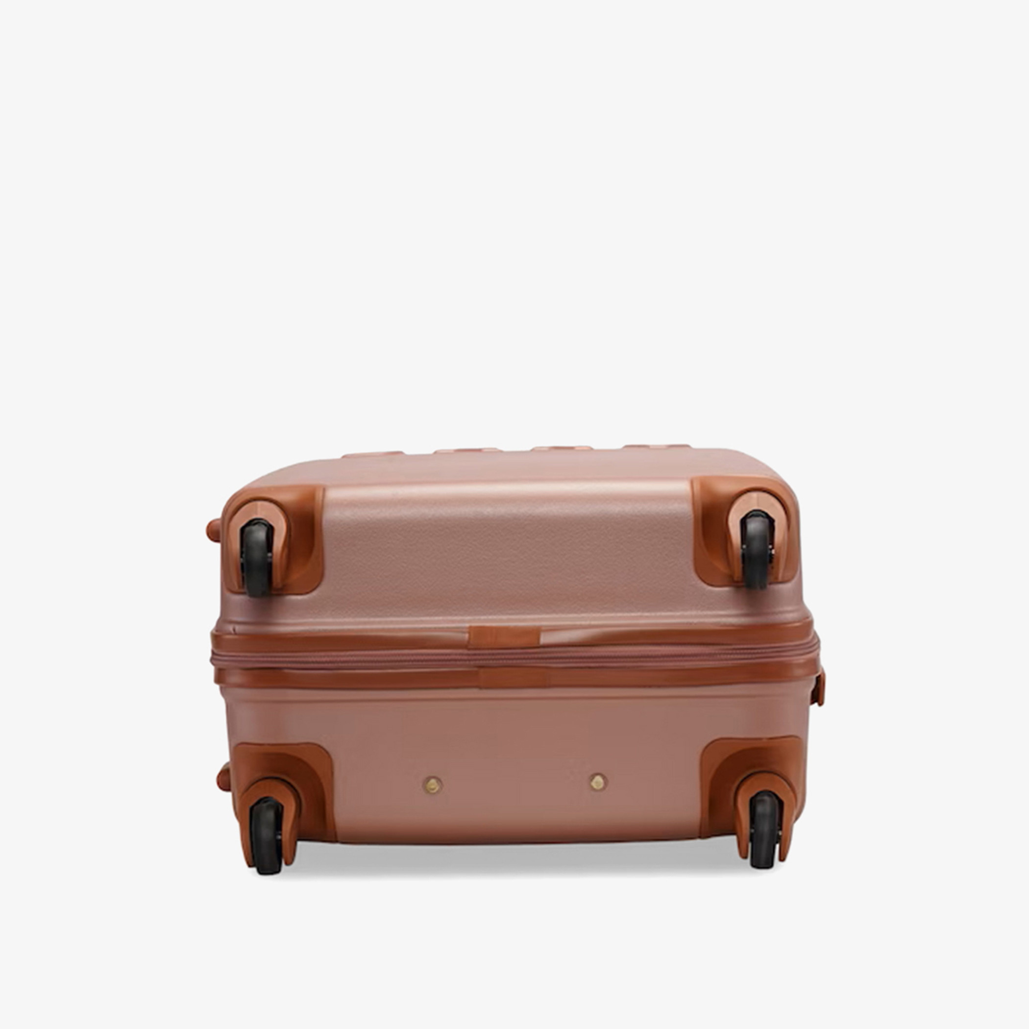 DKNY Logo Detail Hardcase Trolley Bag with Retractable Handle-travel-luggagesandbags-luggage-image-7