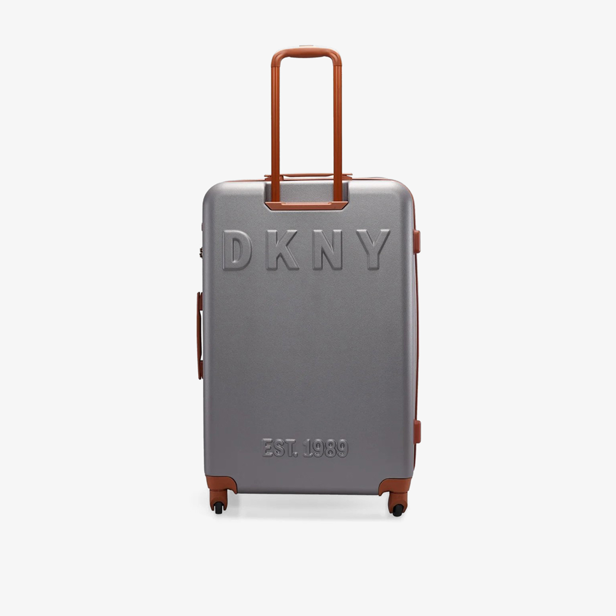 DKNY Logo Detail Hardcase Trolley Bag with Retractable Handle-travel-luggagesandbags-luggage-image-2