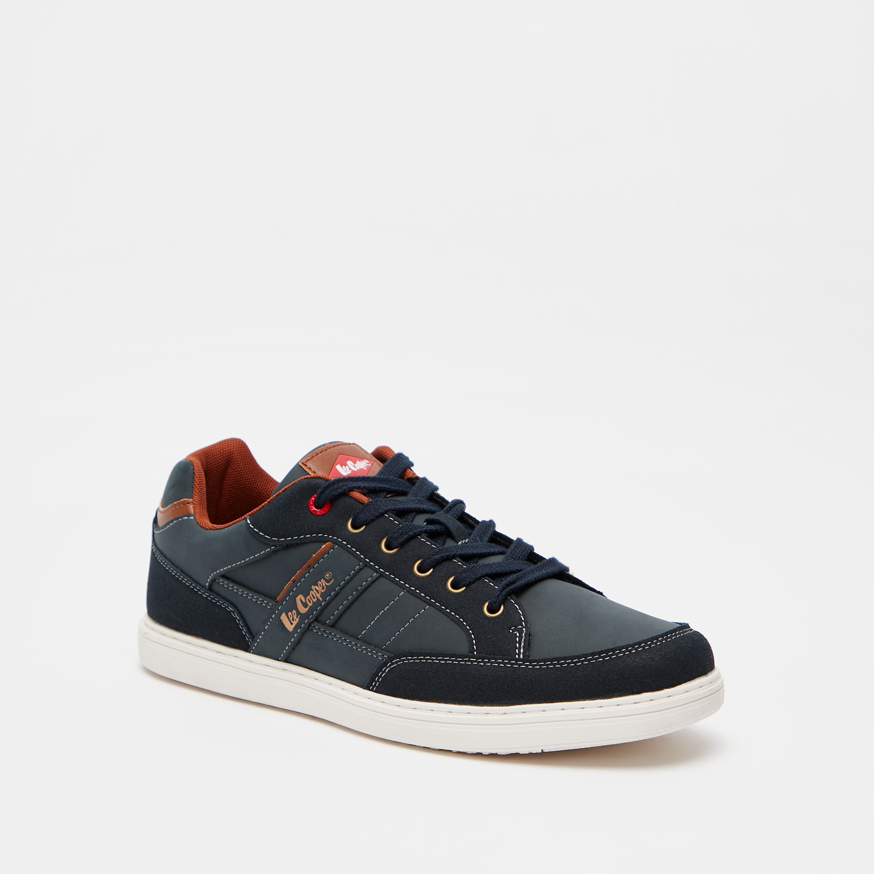 Shop Lee Cooper Men's Lace-Up Sneakers 