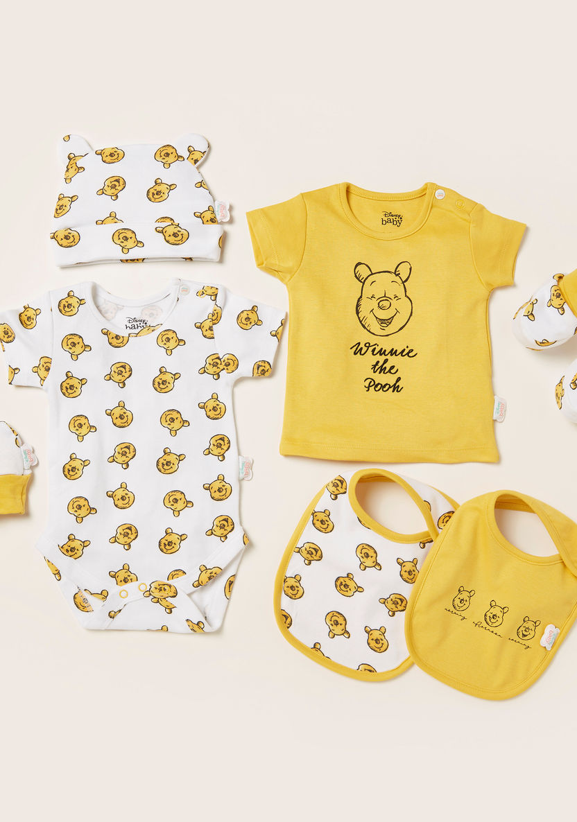 Disney Winnie The Pooh Print 8-Piece Apparel Set-Clothes Sets-image-1