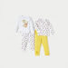 Disney Winnie-the-Pooh Print T-shirt and Elasticated Pyjamas - Set of 4-Pyjama Sets-thumbnailMobile-0