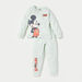 Disney Mickey Mouse Print T-shirt and Elasticated Pyjamas - Set of 2-Pyjama Sets-thumbnail-2