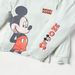 Disney Mickey Mouse Print T-shirt and Elasticated Pyjamas - Set of 2-Pyjama Sets-thumbnail-4