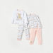 Disney Bambi Print T-shirts and Pyjamas - Set of 2-Pyjama Sets-thumbnailMobile-4