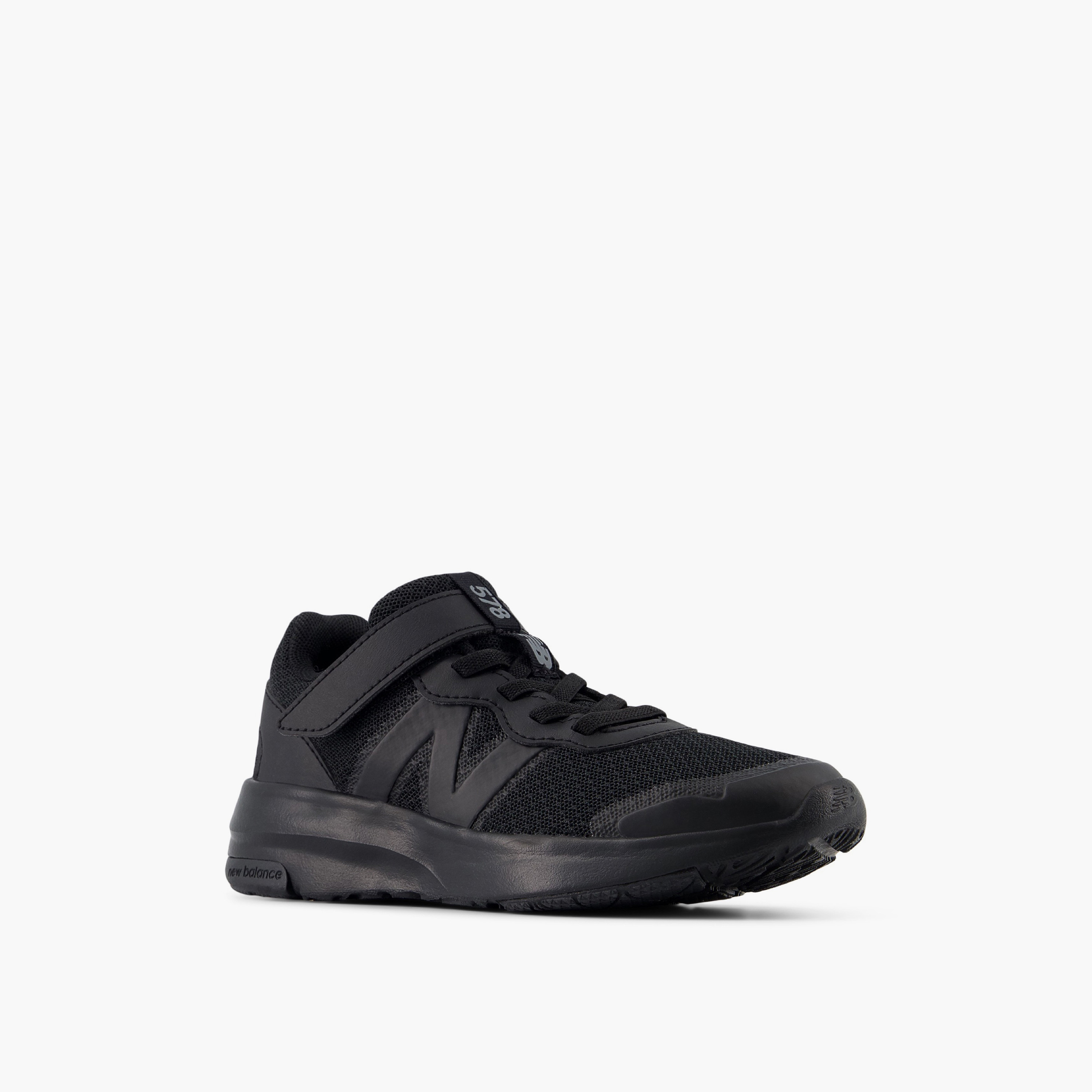 New Balance Boys' Panelled School Shoes with Hook and Loop Closure-  PT578BB-M-boys-shoes-schoolshoes-image-2