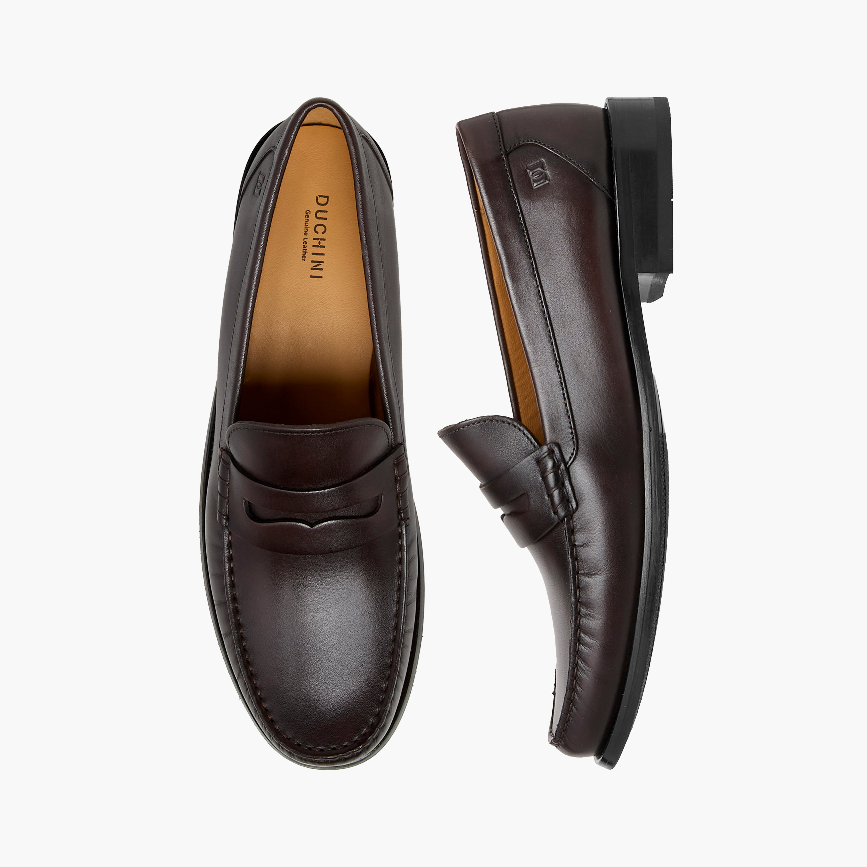 Duchini Men Leather Solid Slip-On Moccasins-men-shoes-loafersandmoccasins-image-1