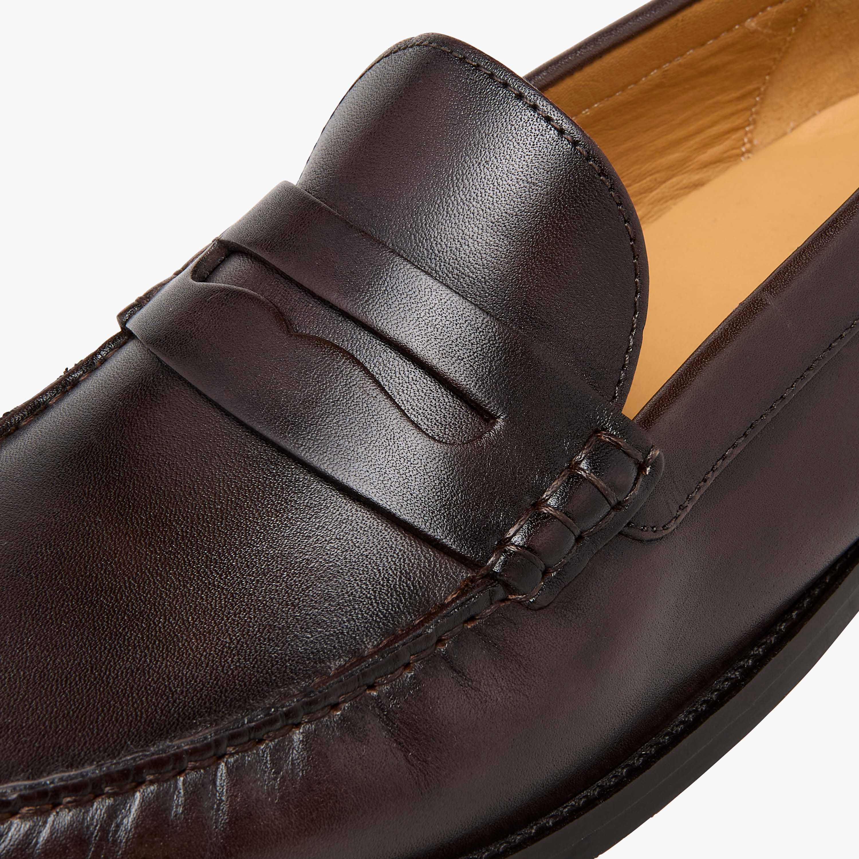 Duchini Men Leather Solid Slip-On Moccasins-men-shoes-loafersandmoccasins-image-4
