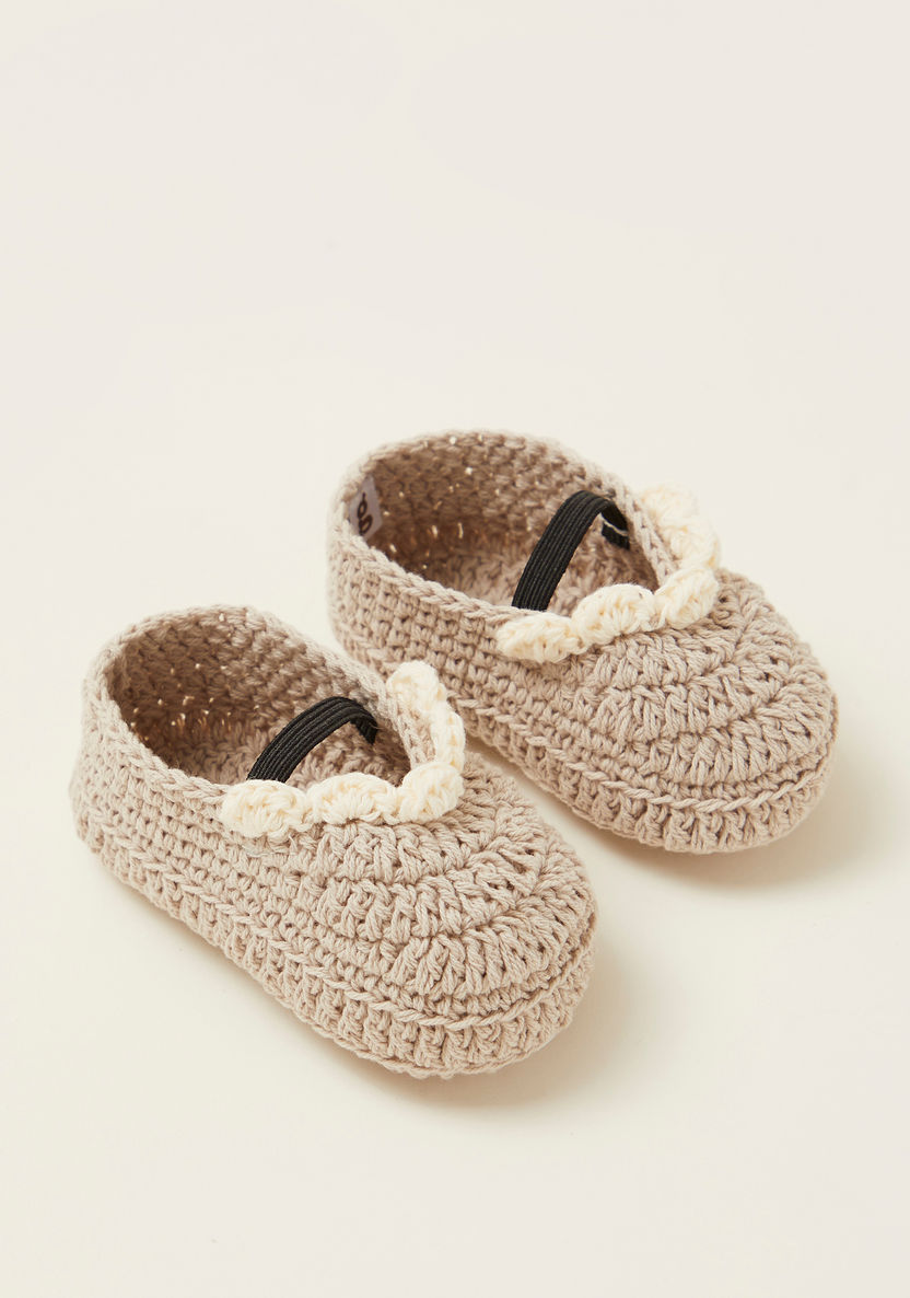 Giggles Knitted Booties-Booties-image-1