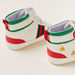Giggles Embroidered Lace-Up Baby Shoes with Stripe Detail-Booties-thumbnail-3