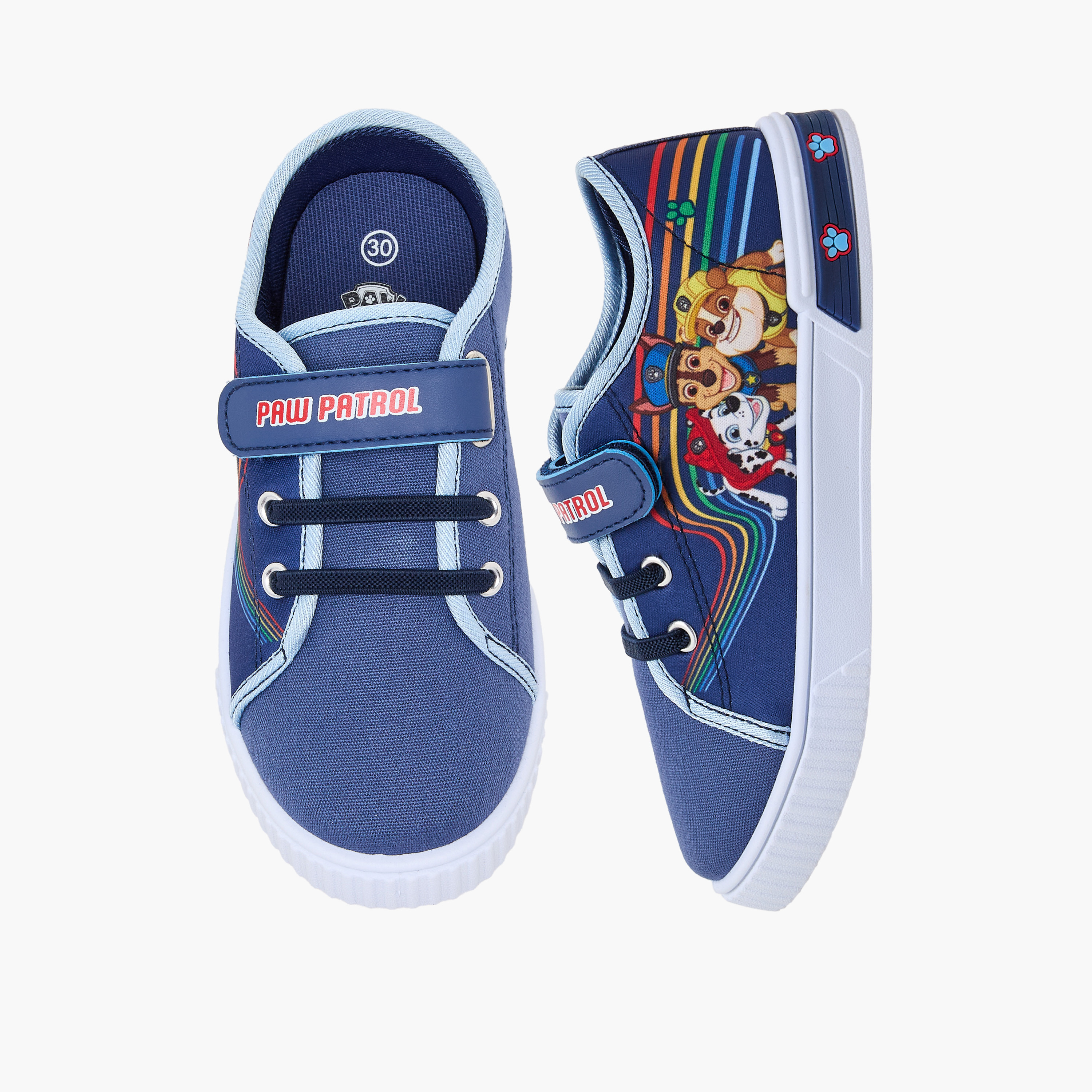 حذاء سنيكرز طول الكاحل بشريط إغلاق لاصق للأولاد من باو باترول-boys-shoes-sneakers-image-1