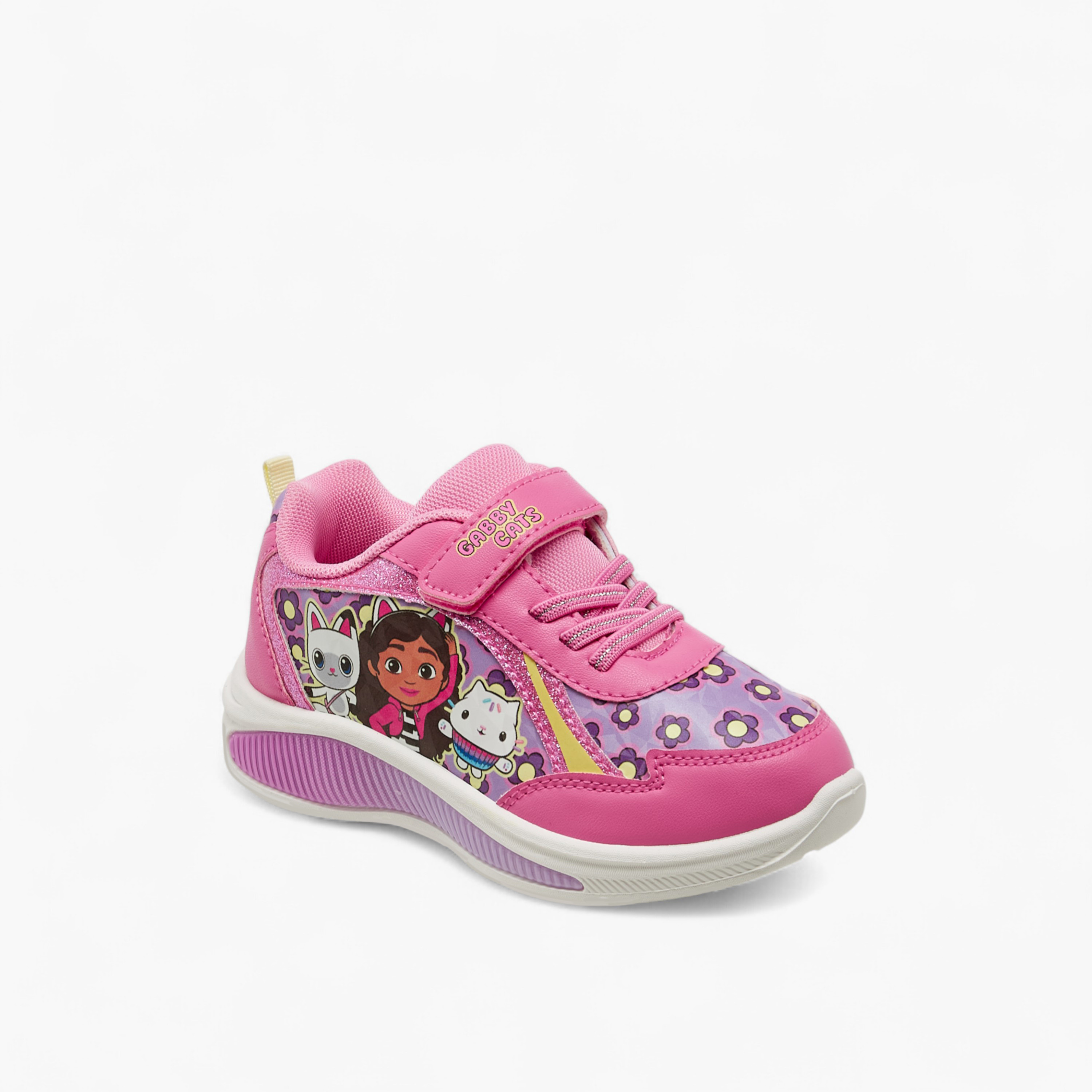 Paw Patrol Printed Light-Up Sneakers with Hook and Loop Closure-girls-shoes-sneakers-image-2
