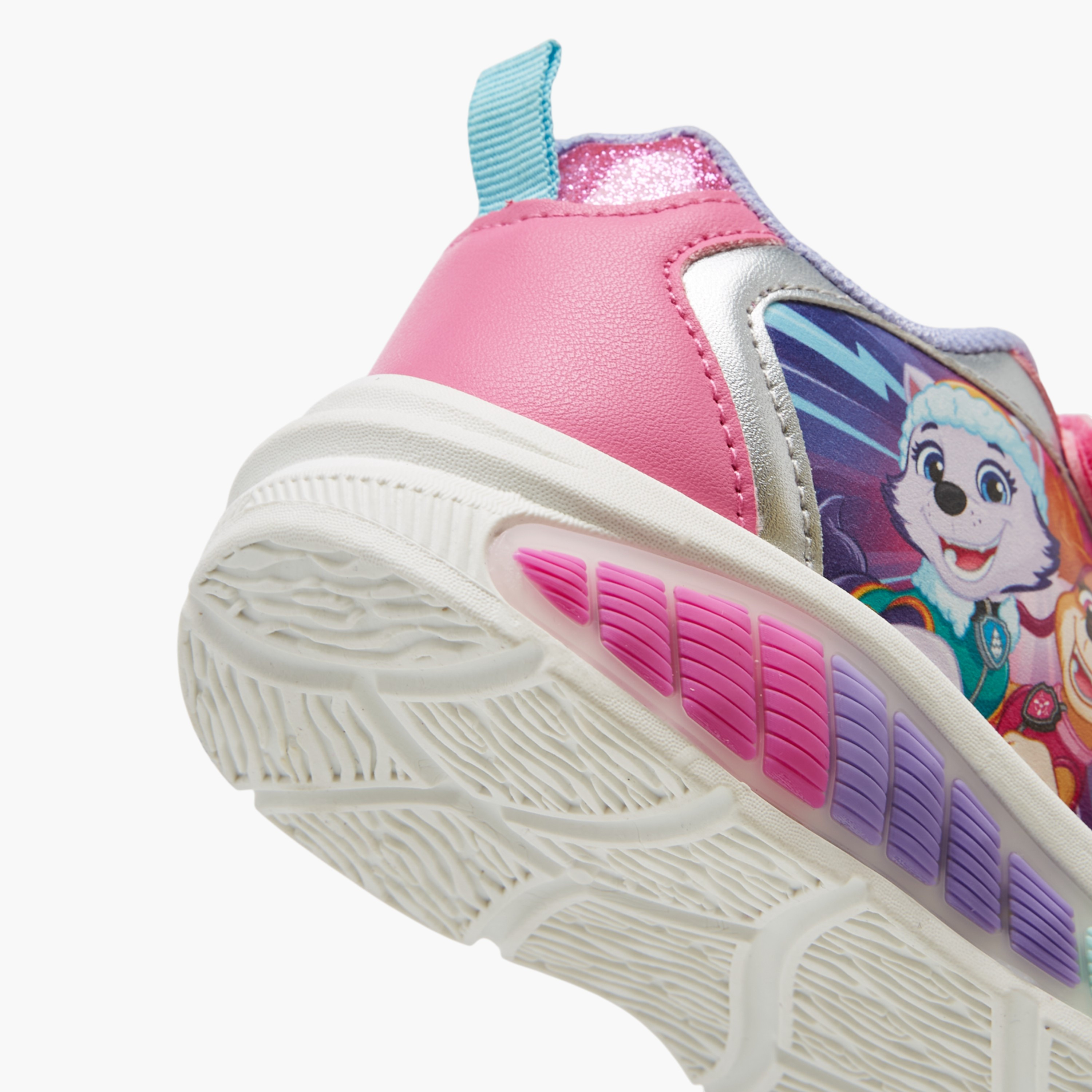 Paw Patrol Printed Light-Up Sneakers with Hook and Loop Closure-girls-shoes-sneakers-image-6